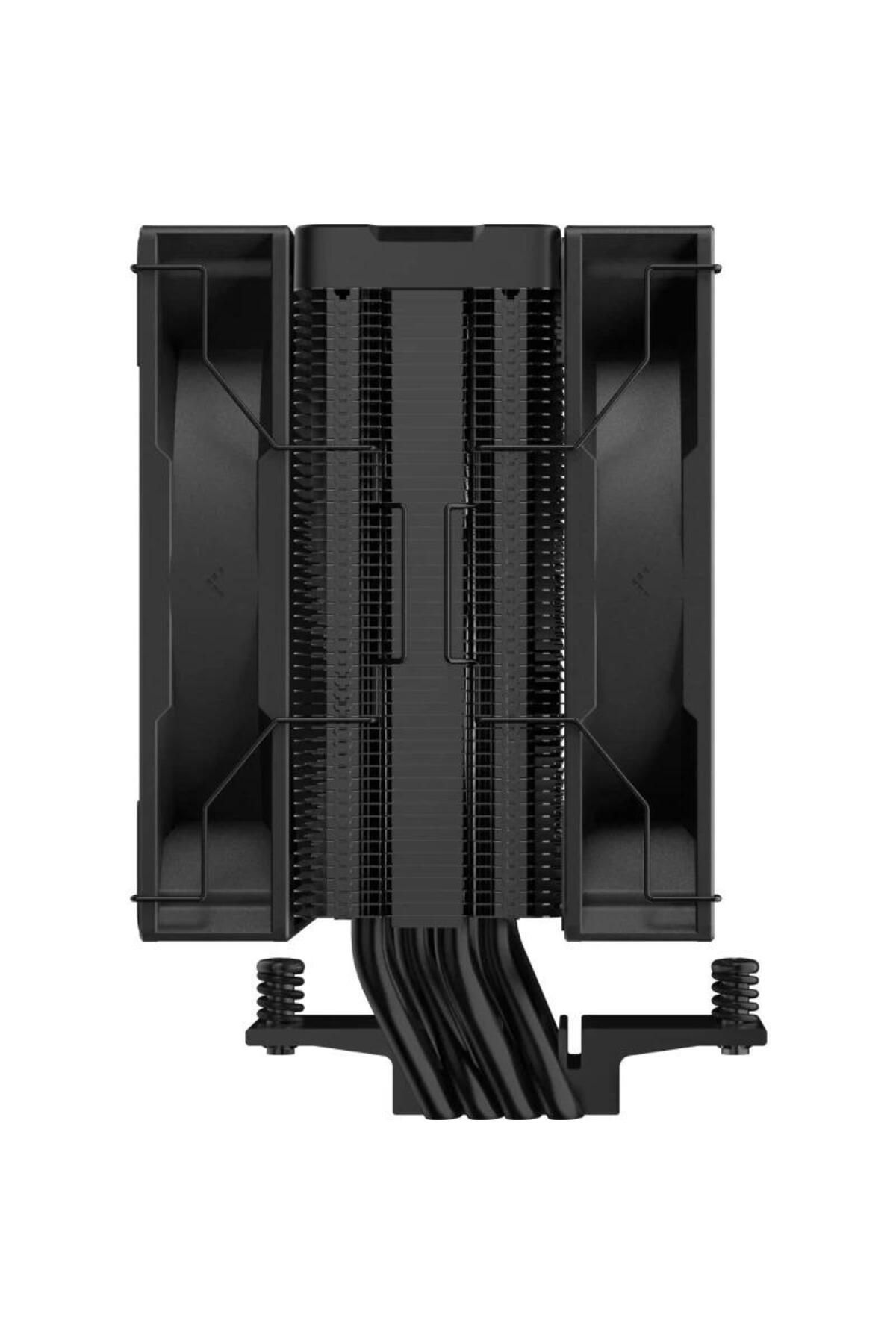 Deep Cool-Cooler CPU DeepCool AG400 Digital Plus ARGB, iluminare ARGB si Display, 2x 120 mm, 2100 rpm, PWM 4