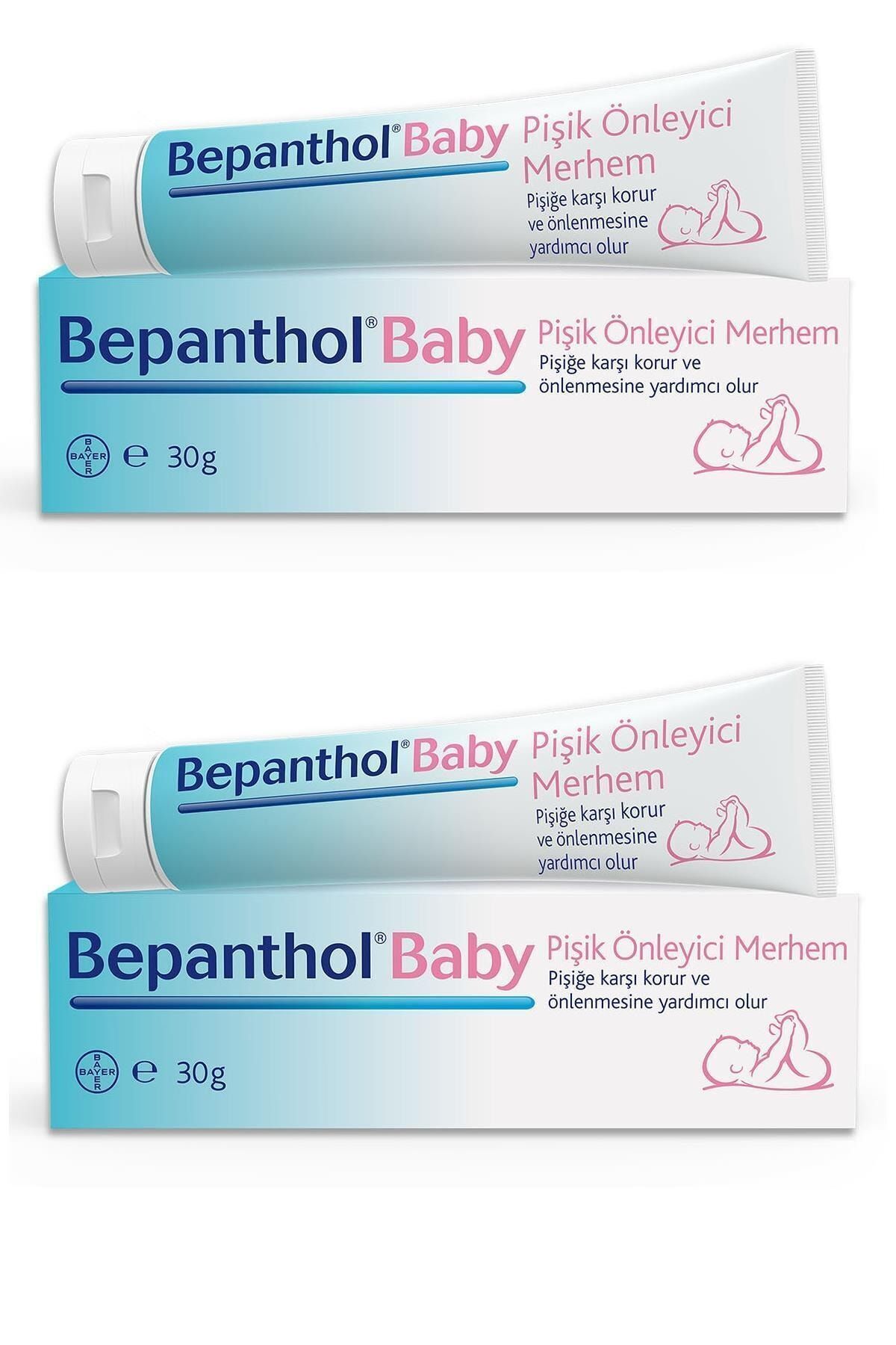 Bepanthol Baby Pişik Önleyici Merhem 30 Gr 2'li Paket fotoğrafı 2 (önizleme)