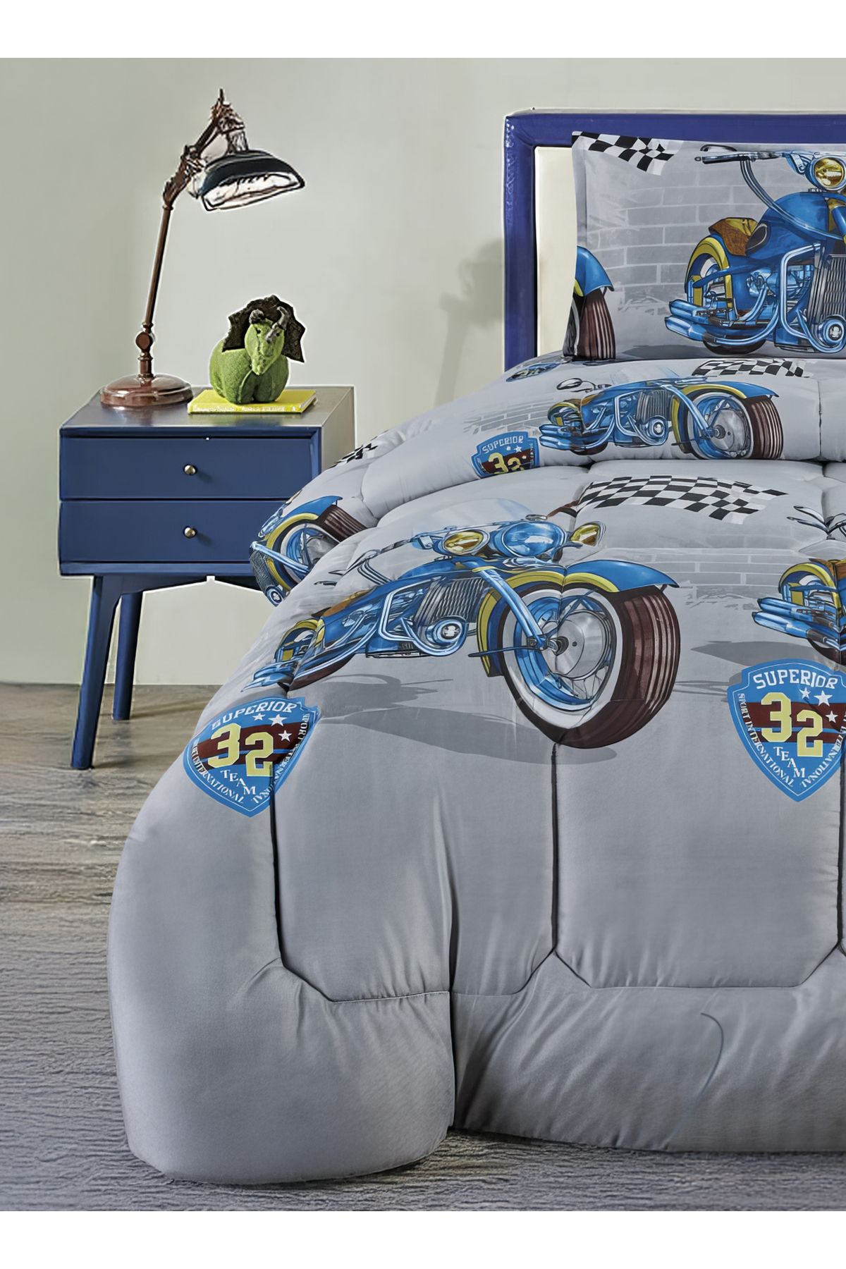 Generic-3 Piece Single Crib Bedding Set, Lightweight Comforter, Suitable for All Seasons G2 4