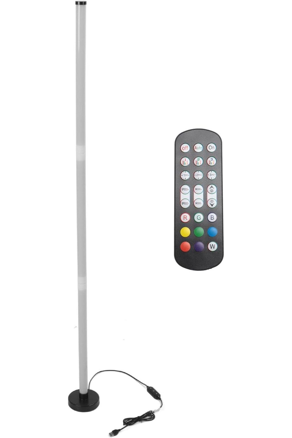 COOYA-Smart RGB Floor Lamp, With App and Remote Control, 1000 Dimmable Modes, Music Sync, USB Powered 1