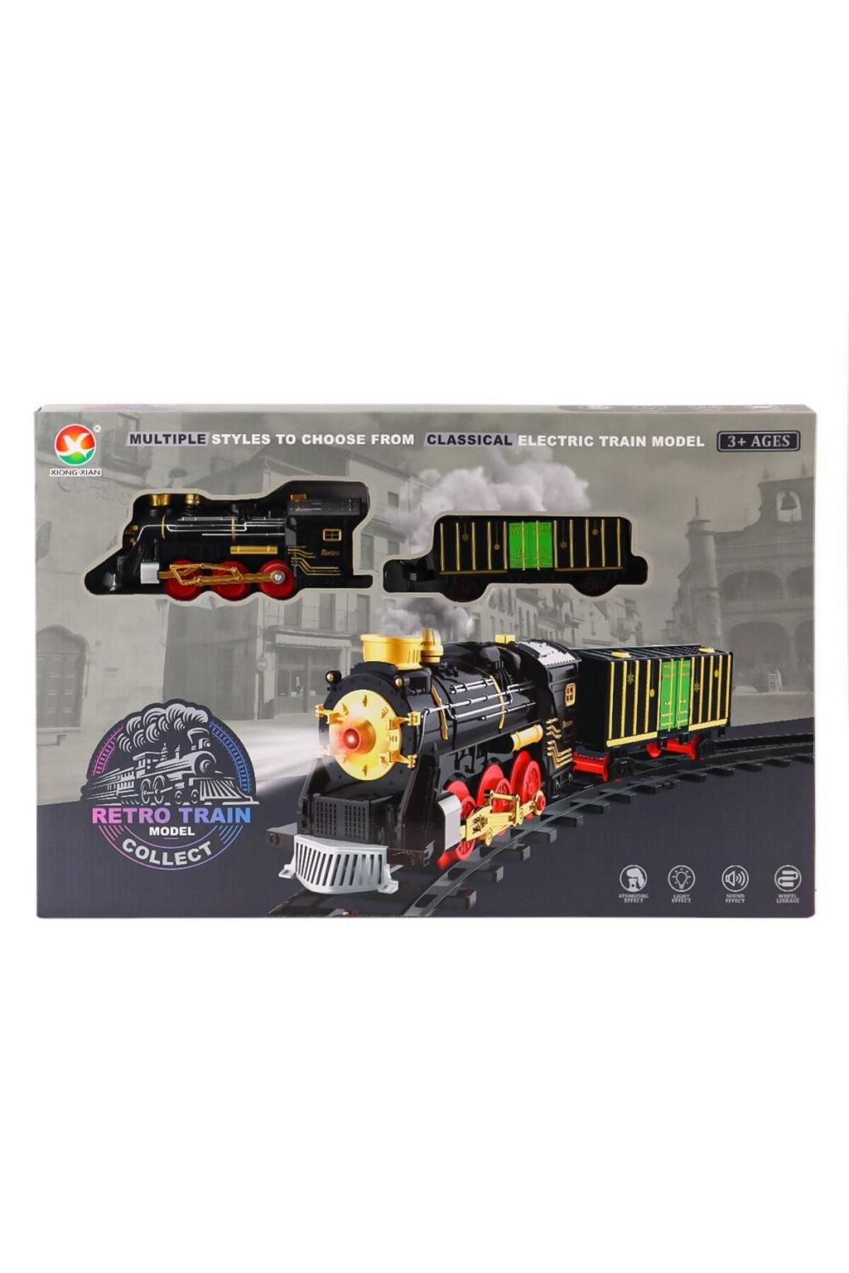 Shop58 Nessiworld 699-69A Sesli Işıklı Şarjlı Dumanlı Tren Seti -Karsan Oyuncak