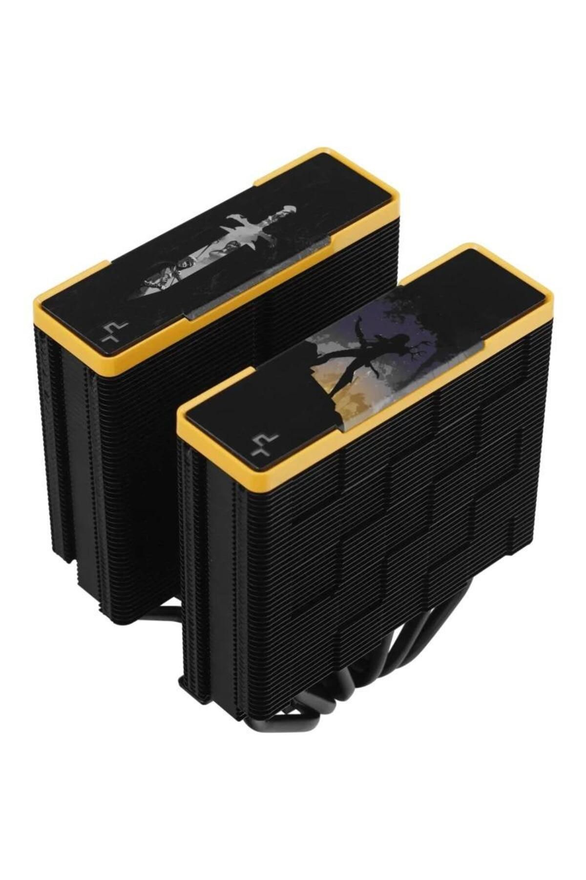 Deep Cool-Cooler CPU DeepCool AK620 Zero Dark Zoria, 2x120 mm, 1850 rpm, PWM (Negru/Auriu) 5