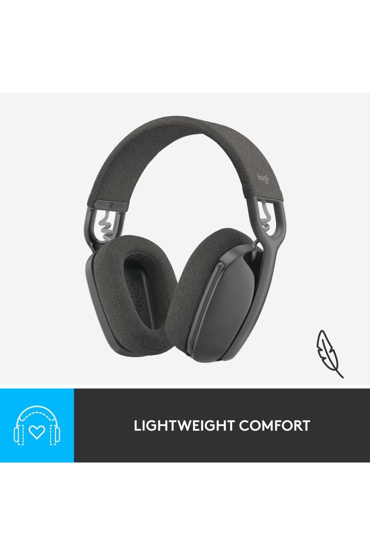 logitech-Casca Office/Call Center Logitech Zone Vibe 100, Microfon, Bluetooth 5.2, Anulare zgomot (Negru) 12