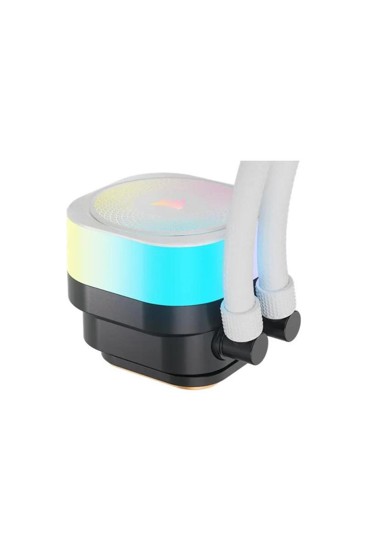 Corsair iCUE LINK TITAN 360 RX RGB AIO 360mm Beyaz Islemci Sivi