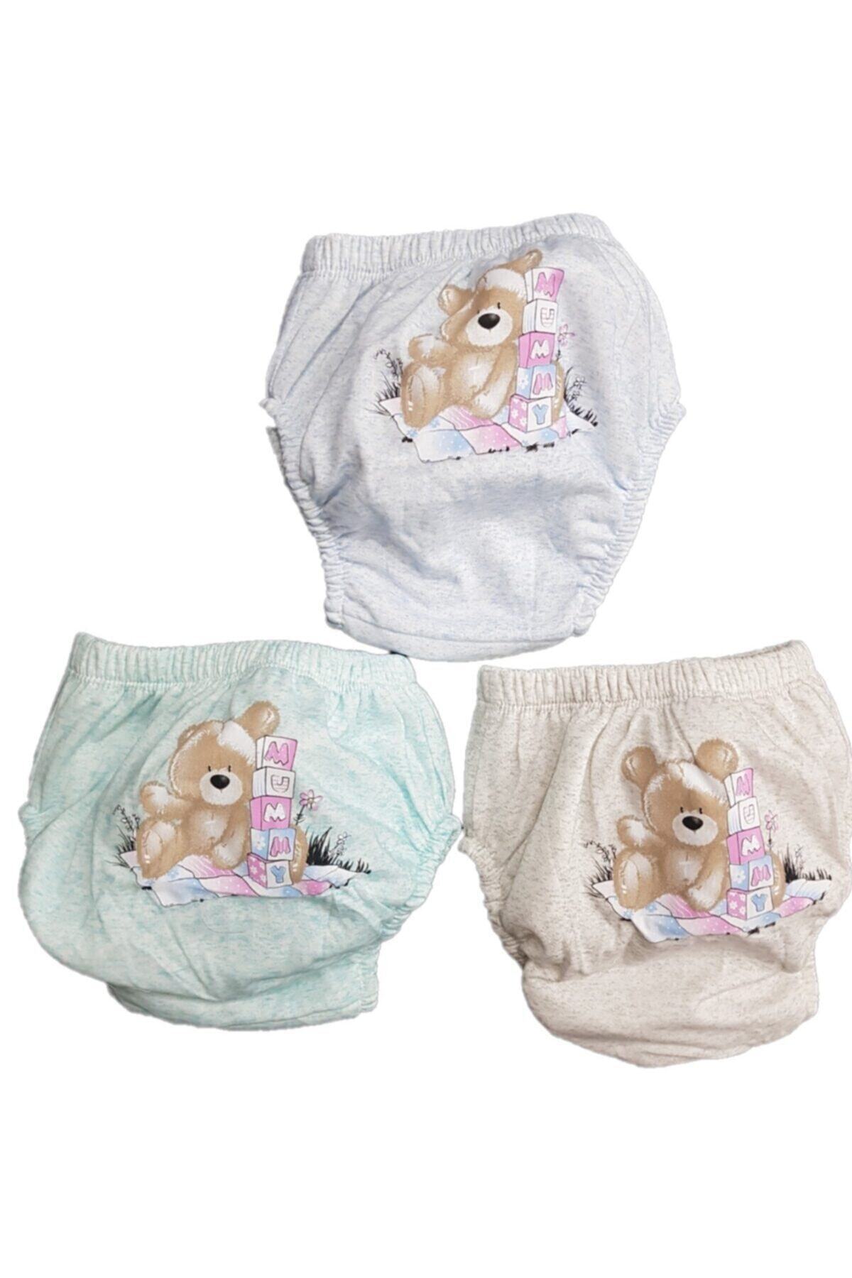 bonbonetti chocolate baby&kids Erkek Bebek Alıştırma Külodu 3'lü Sızmayan Tuvalet Eğitimi fotoğrafı 2 (önizleme)