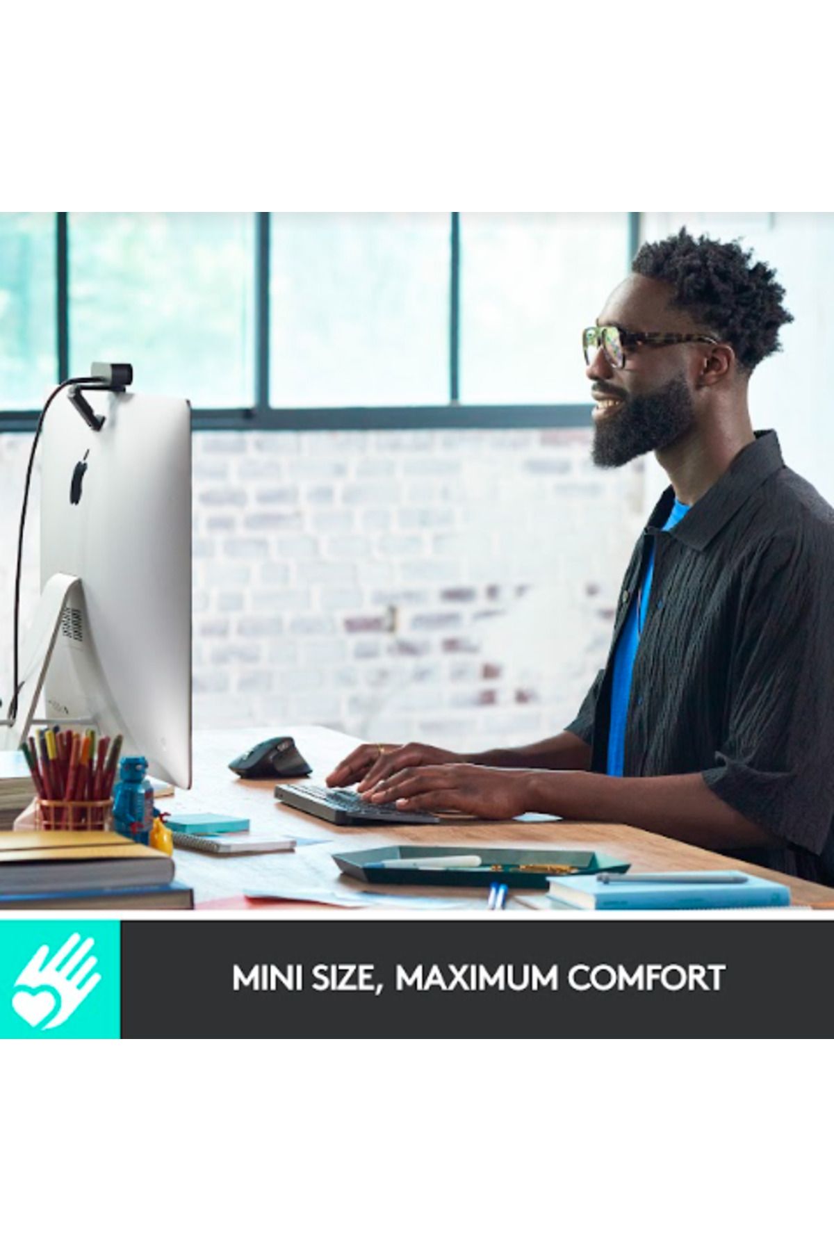 logitech-Tastatura Wireless LOGITECH MX Keys Mini Minimalist, Illuminata (Roz) 4
