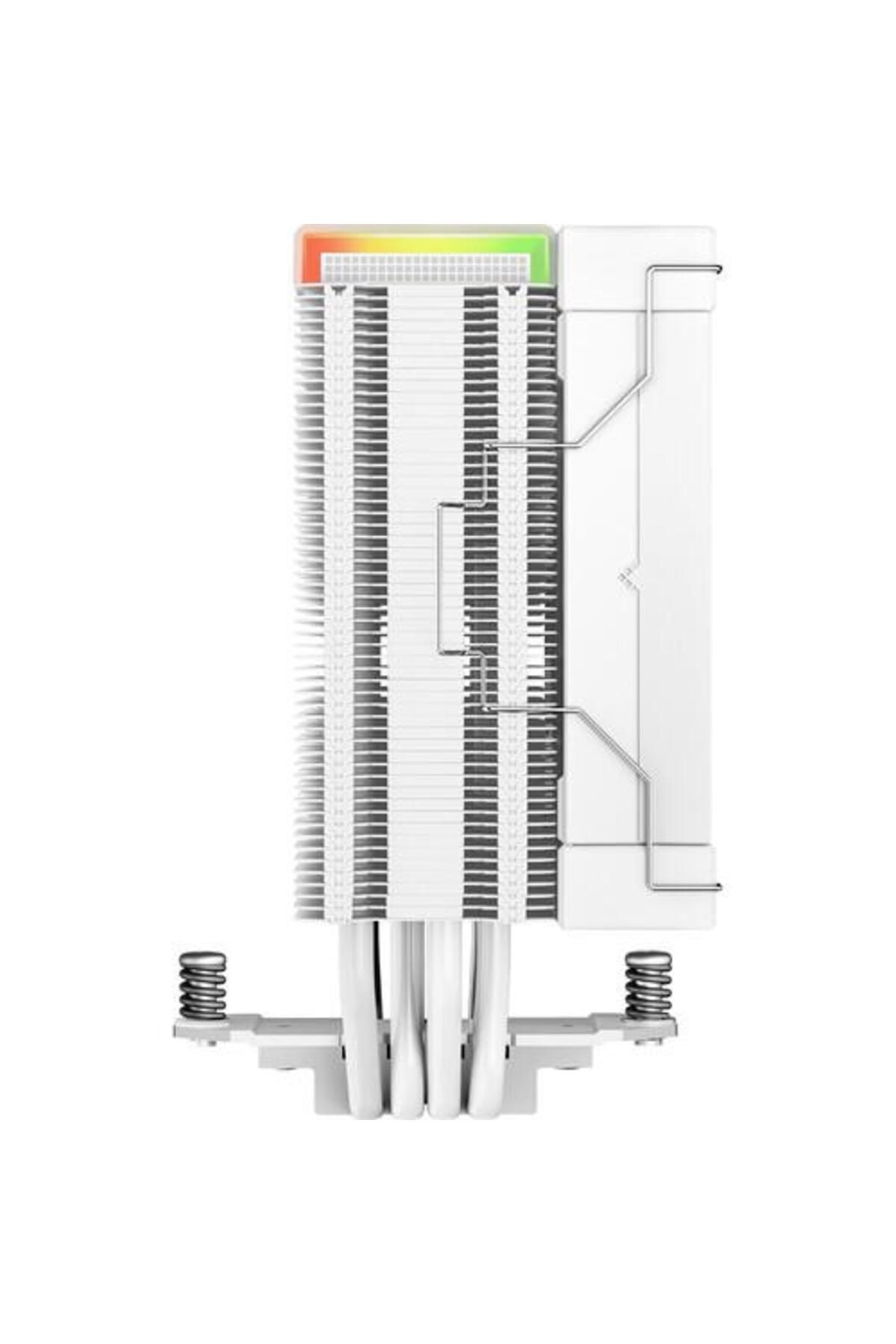Deep Cool-Deepcool AK400 Digital CPU Cooler, aRGB lighting and LED display, 68.99 CFM (White) 5