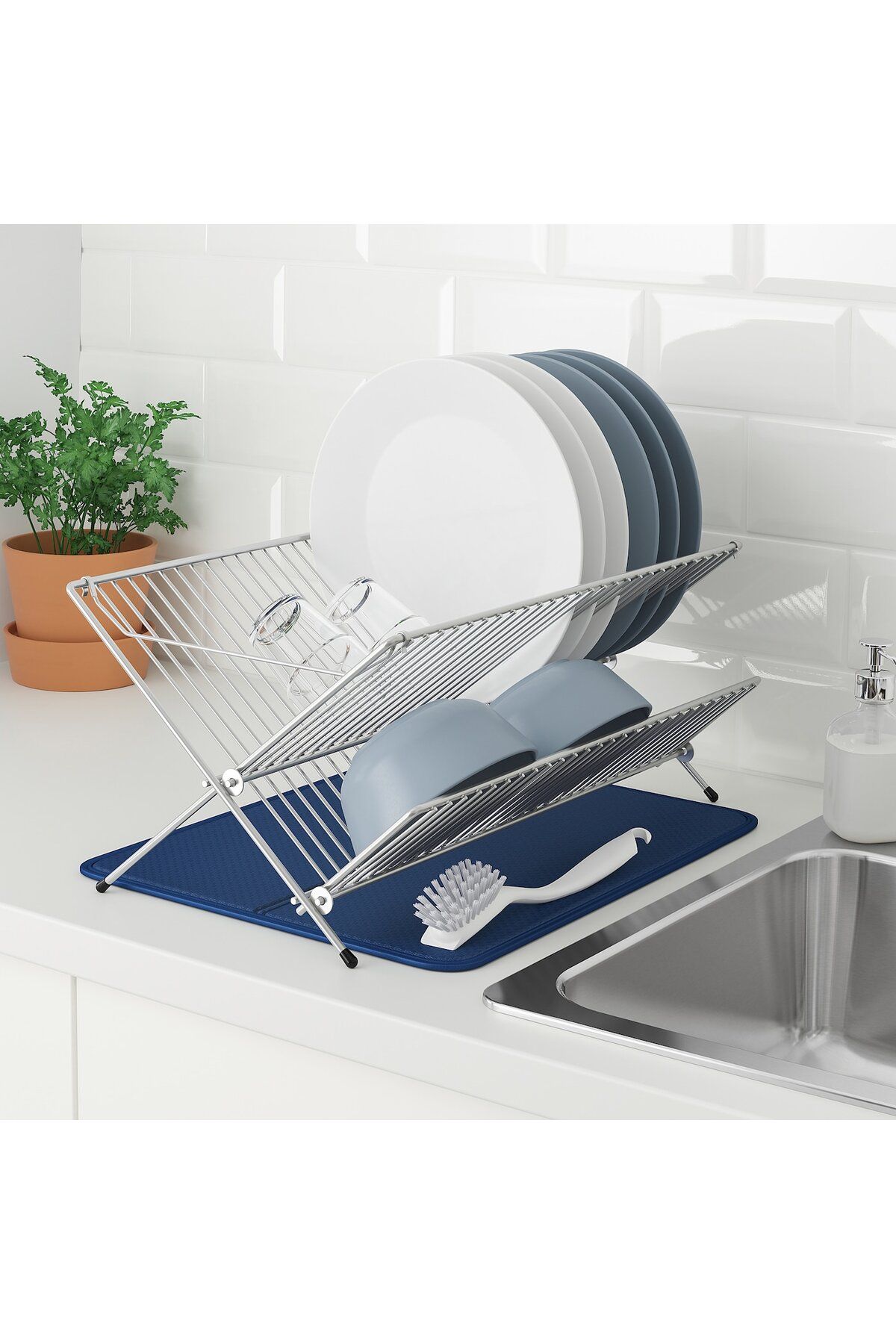 IKEA-KVOT Dish drainer, galvanised 3
