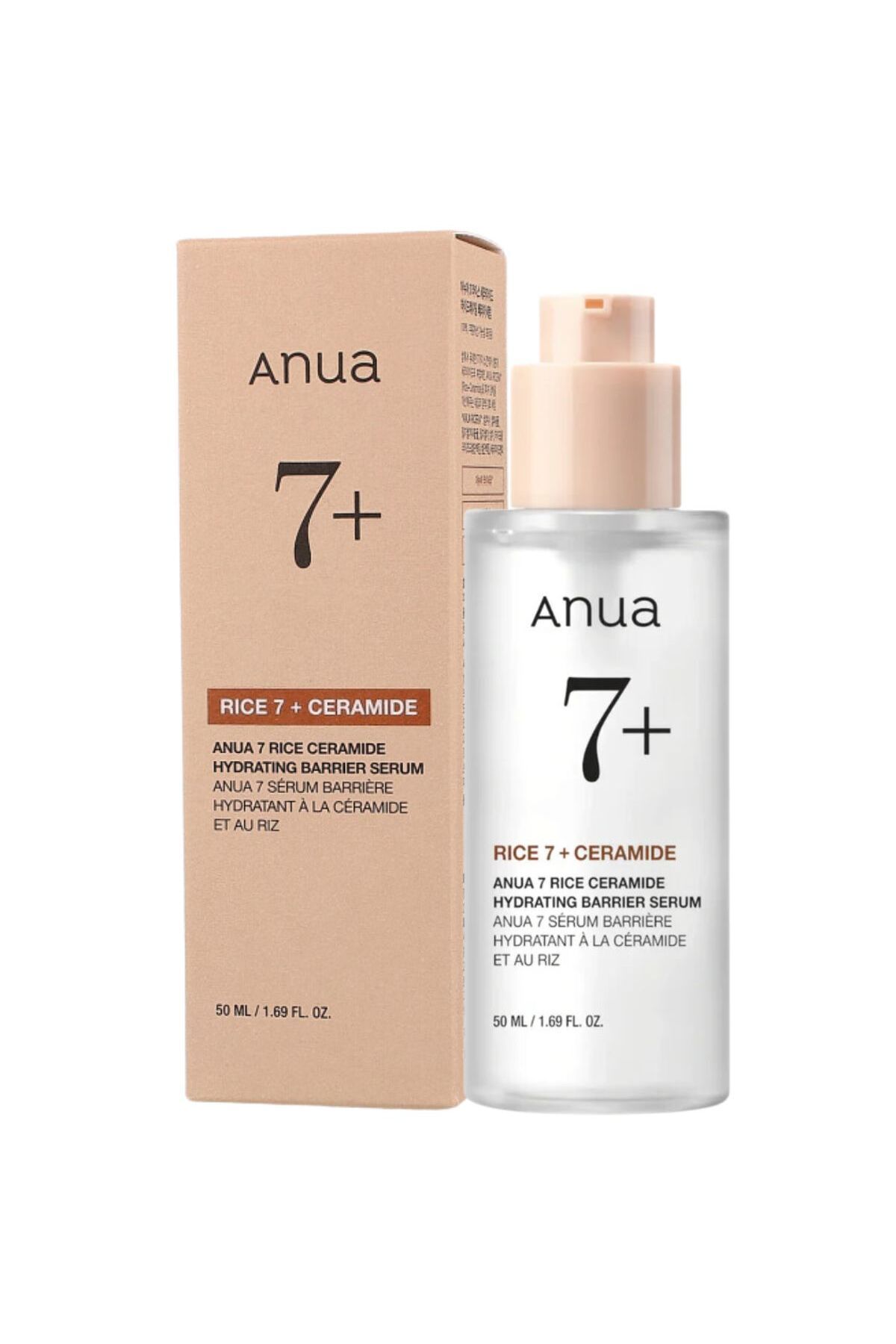 ANUA Anua Rice 7 Ceramide Hydrating Barrier Serum 50 Ml - Nawil Aj Ce Serum Do Twarzy - One Size