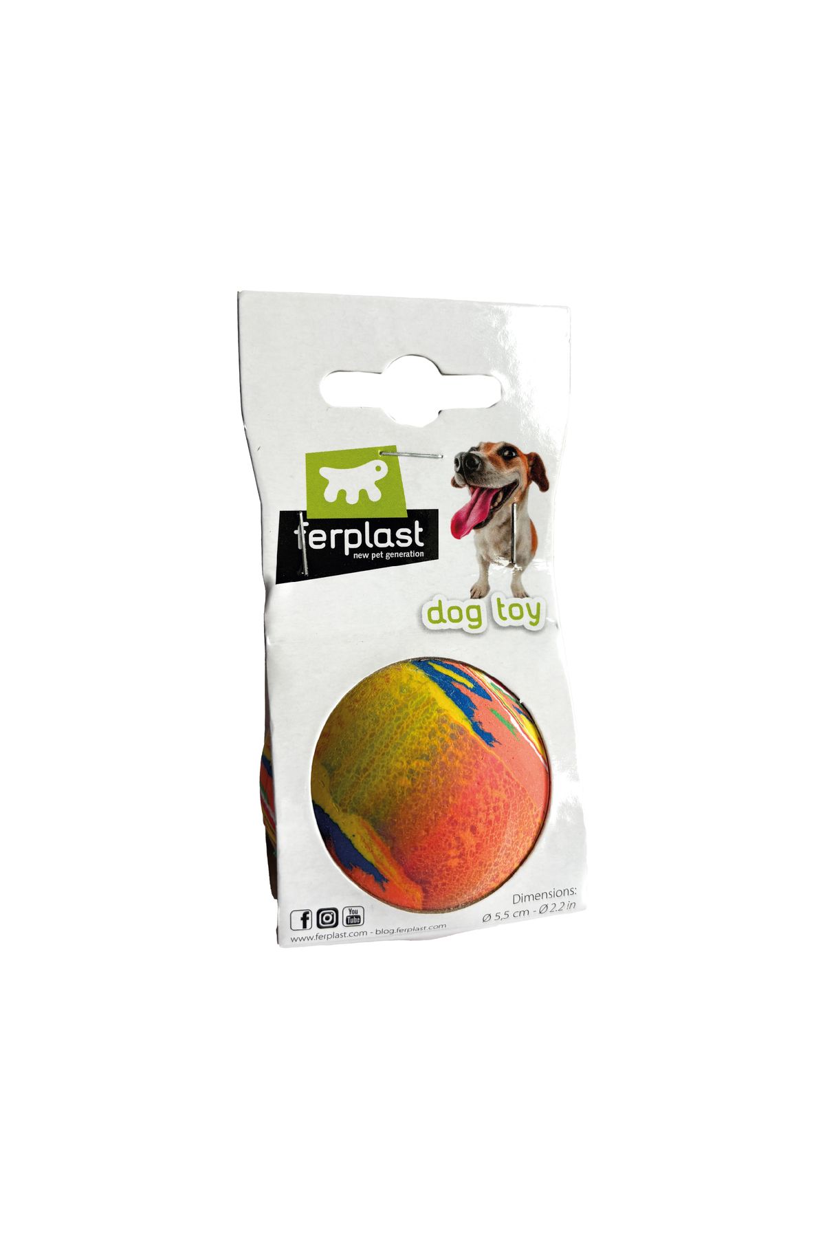 Ferplast-Variegated Ball Small Cat and Dog Toy 3