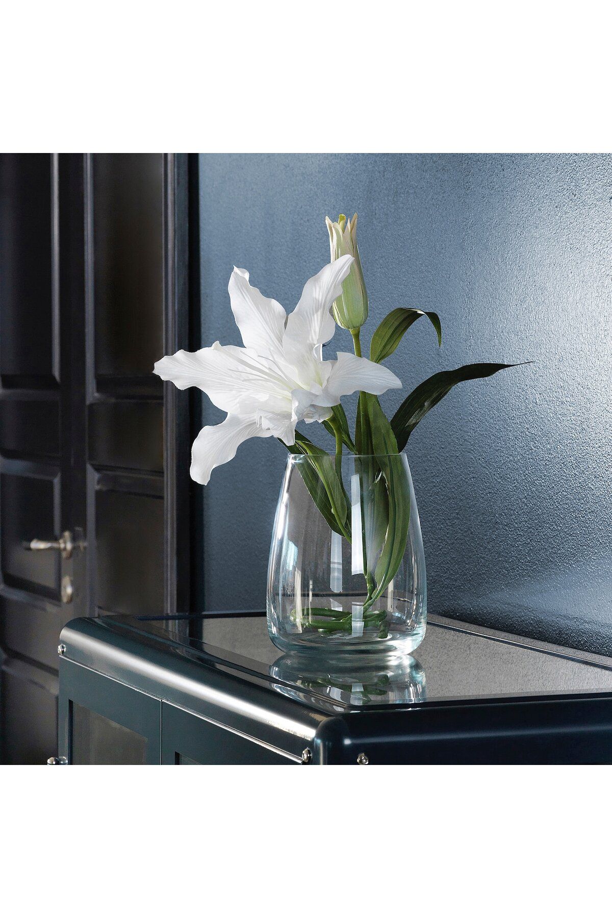 IKEA-SMYCKA Artificial Lily Flower White, 85 cm | IKEA | Realistic & Bendable Stem 4