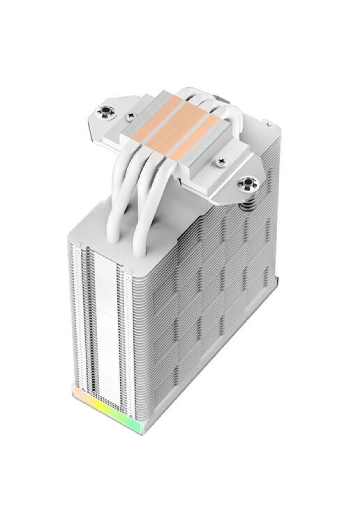 Deep Cool-Deepcool AK400 Digital CPU Cooler, aRGB lighting and LED display, 68.99 CFM (White) 7