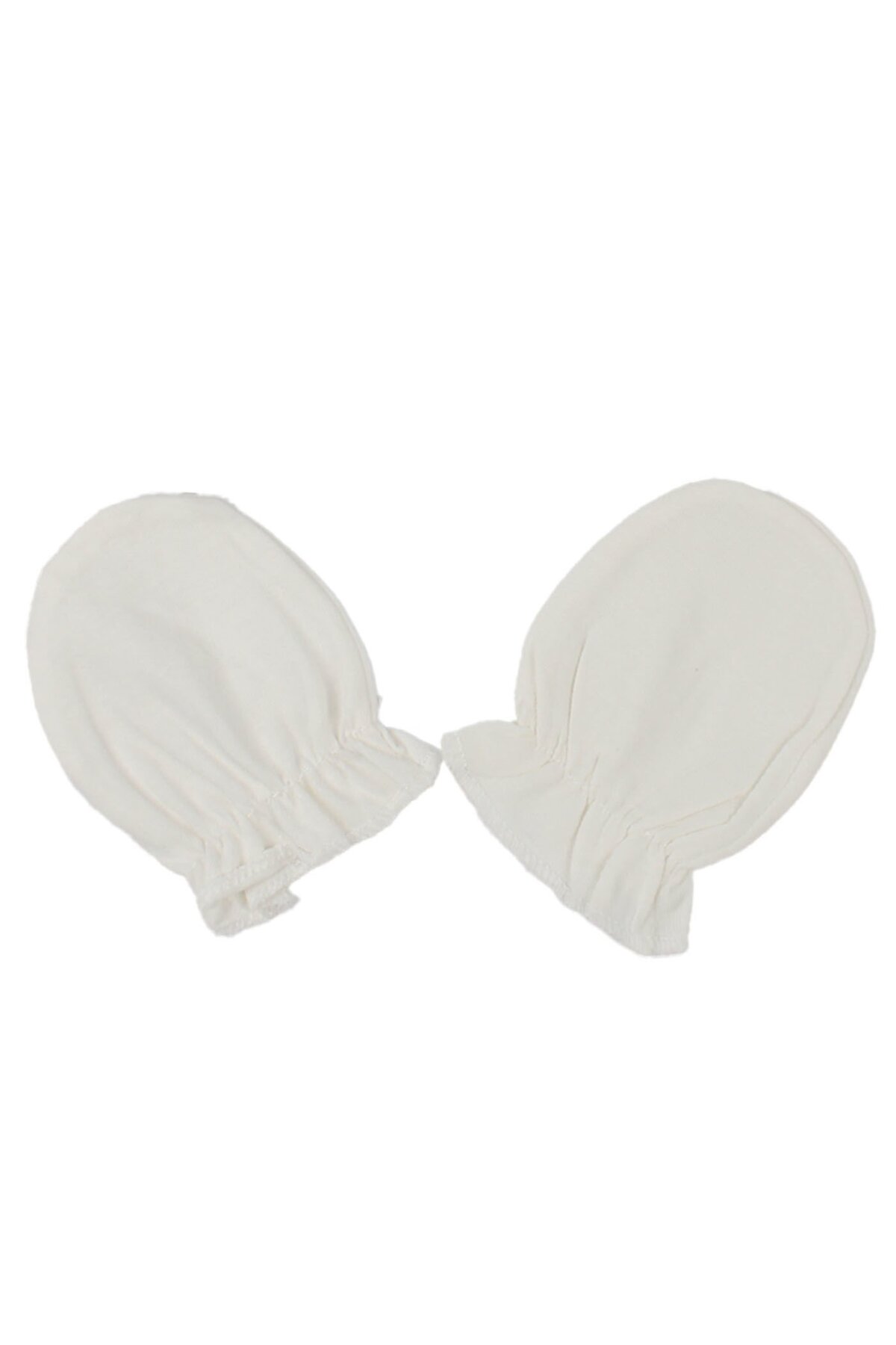 bebegen Düz Ekru Lastikli Pamuklu Eldiven fotoğrafı 2 (önizleme)