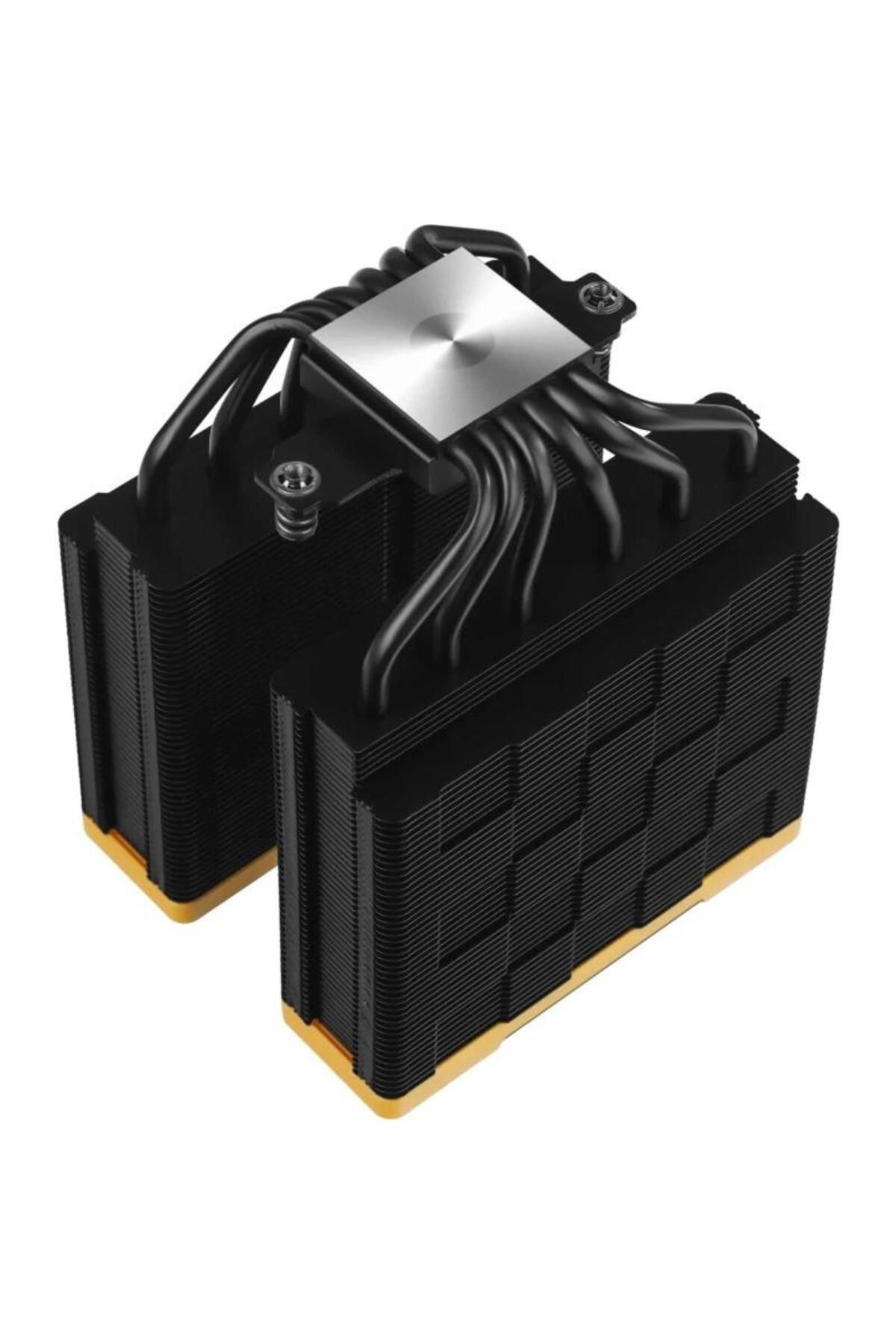 Deep Cool-Cooler CPU DeepCool AK620 Zero Dark Zoria, 2x120 mm, 1850 rpm, PWM (Negru/Auriu) 6