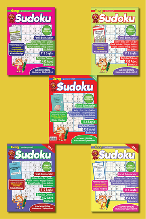 Maxi Yayıncılık Gong Profesyonel Sudoku Set-3