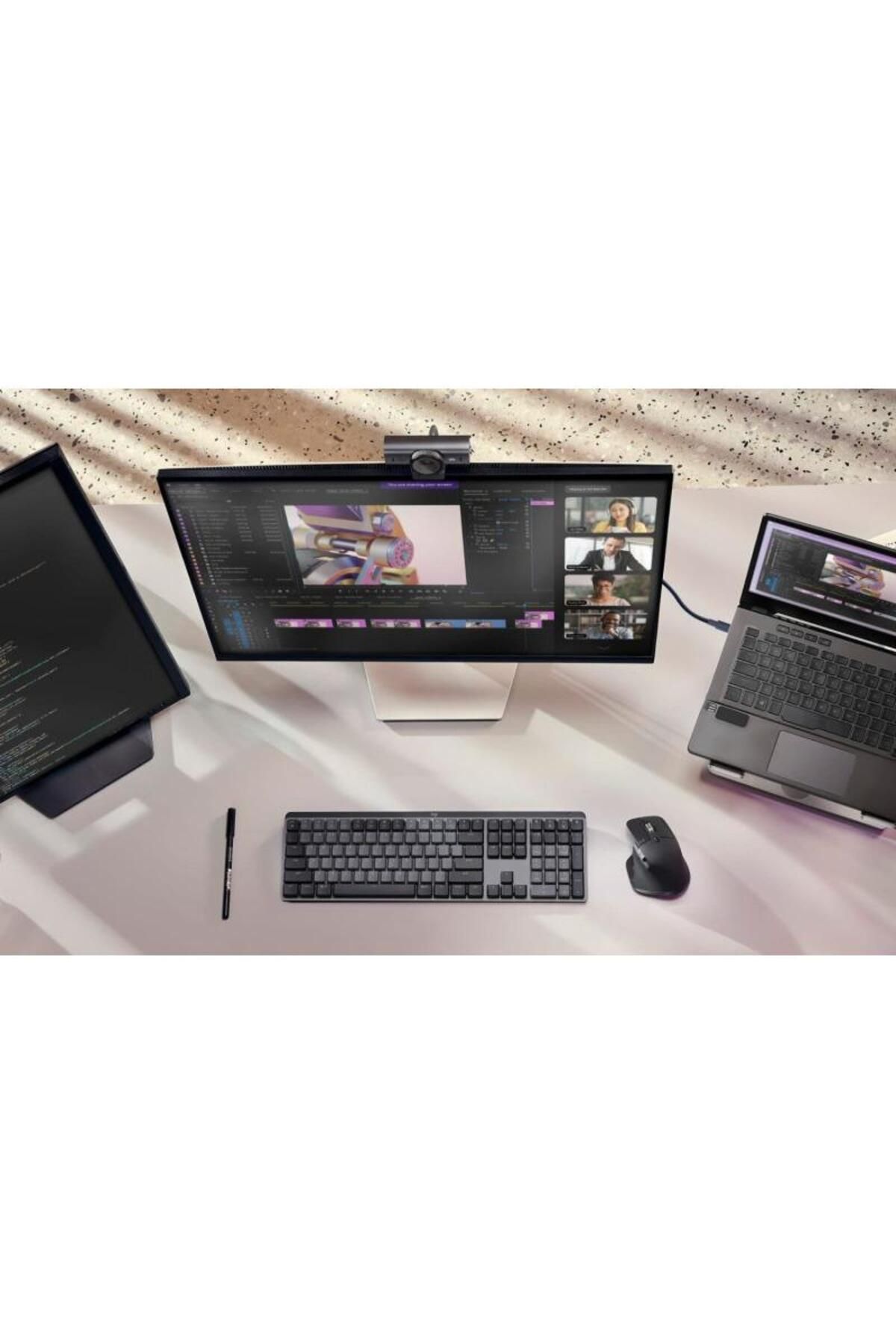 logitech-Camera Web Logitech MX Brio, 4K, USB-C, CMOS 8.5 Mpixeli, microfon (Negru) 6