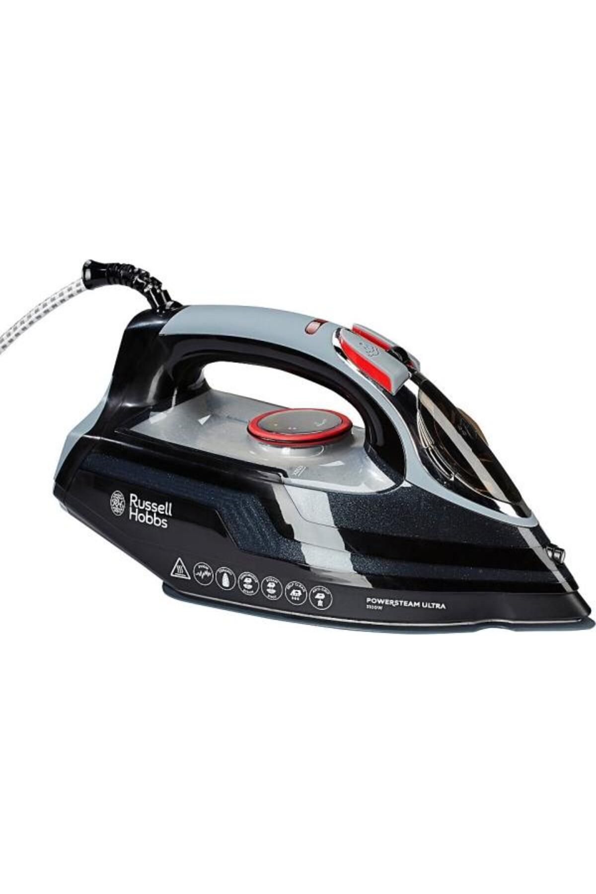 RUSSELL HOBBS Fier De Calcat Russell Hobbs Power Steam Ultra 20630-56, Talpa Ceramica, 3100w, 0.35l (negru) - One Size