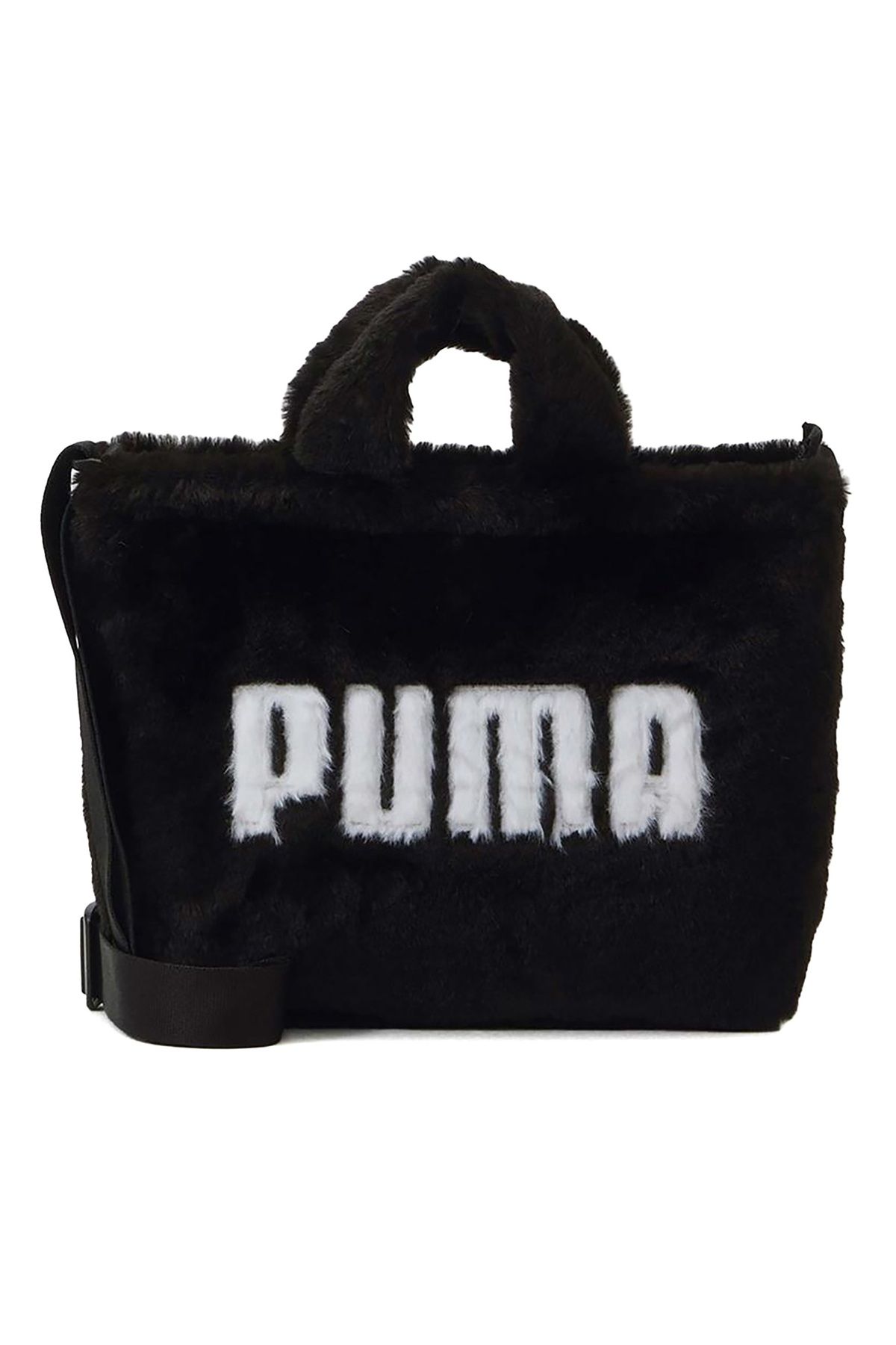 کیف خزدار مینی کیف شانه مشکی Puma