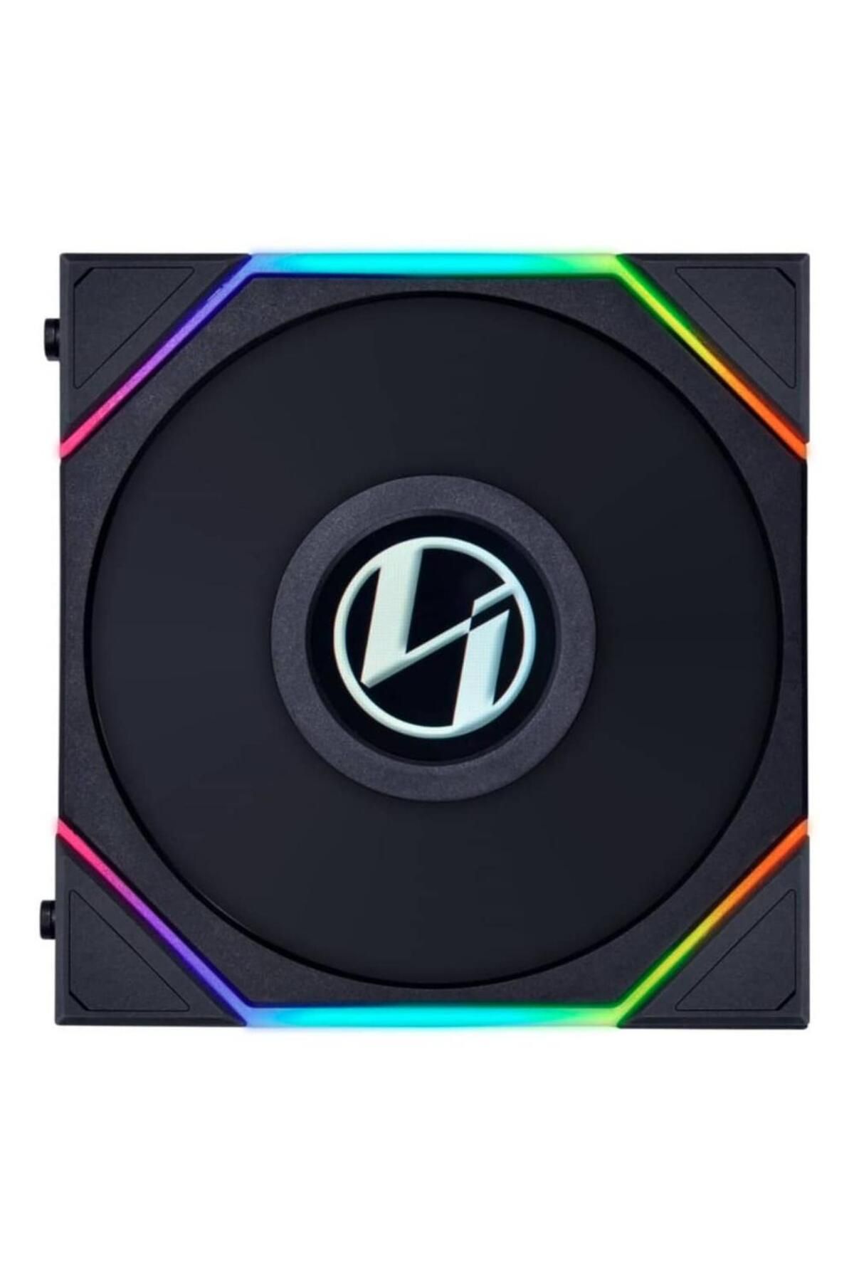 Lian Li-Set of 3 Lian LI UNI FAN TL LCD fans, ARGB lighting, 120 mm, PWM + Controller (Black) 2