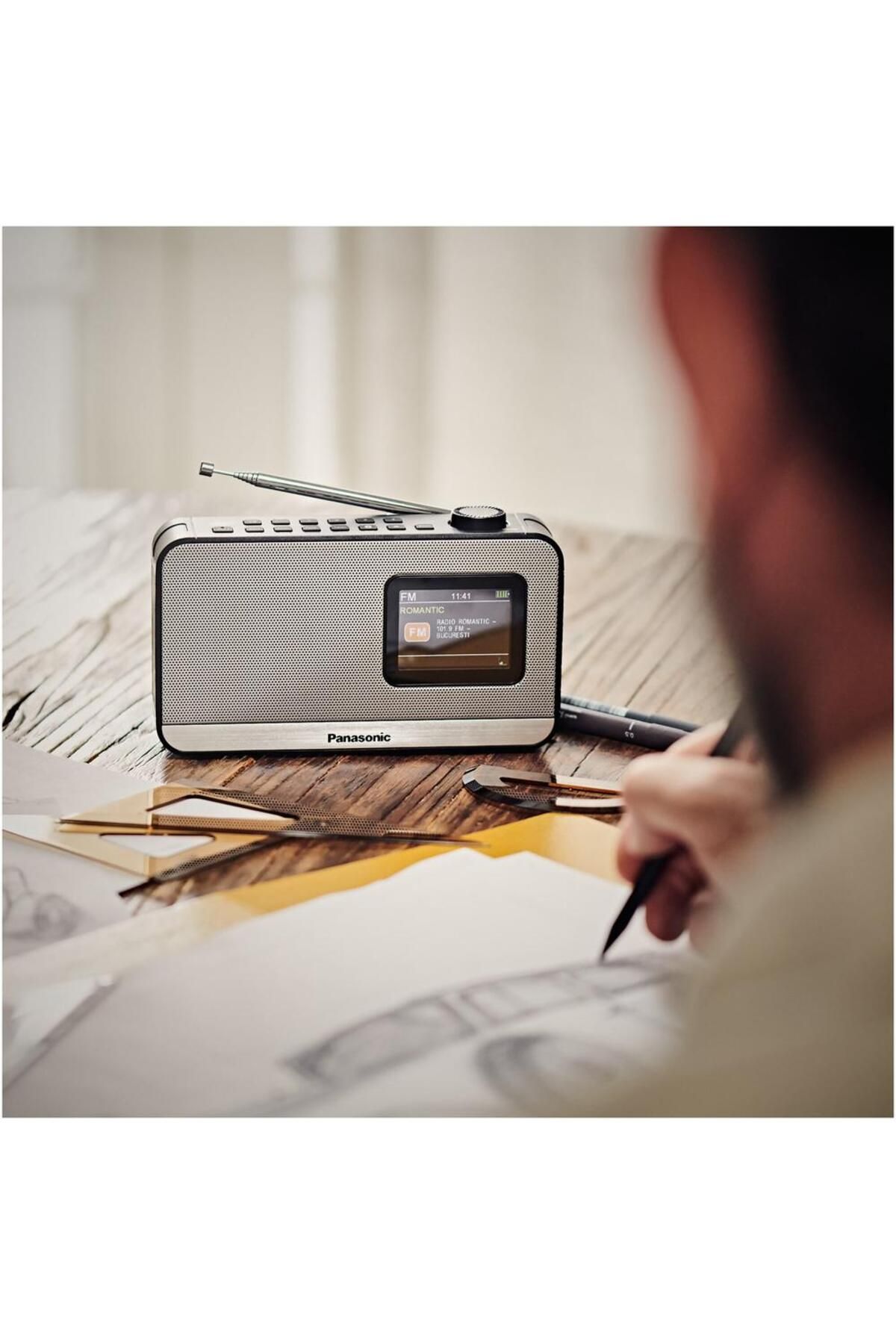PANASONIC-Panasonic RF-D15EG-K portable radio, FM, DAB+, Bluetooth, clock, alarm and timer function 7