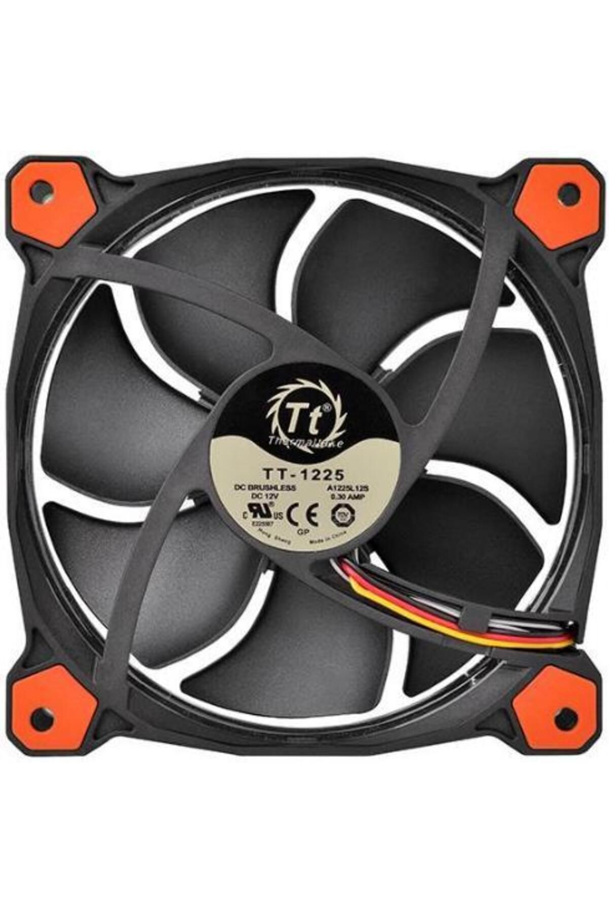 THERMALTAKE-Ventilator Thermaltake Riing 12 LED ROȘU de înaltă presiune statică, 120 mm 2