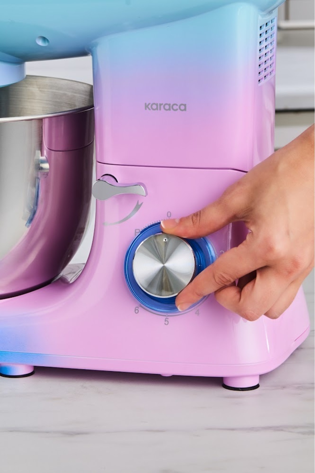 Karaca-1900W Multichef Stand Mixer - 5.5 Lt Minced Meat, Sausage-Sausage, Meatball Apparatus with Inner 6