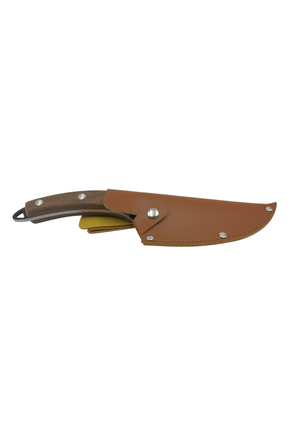 Depox-IdeallStore butcher set, chef's knives, cleaver and magnetic holder, stainless steel 18