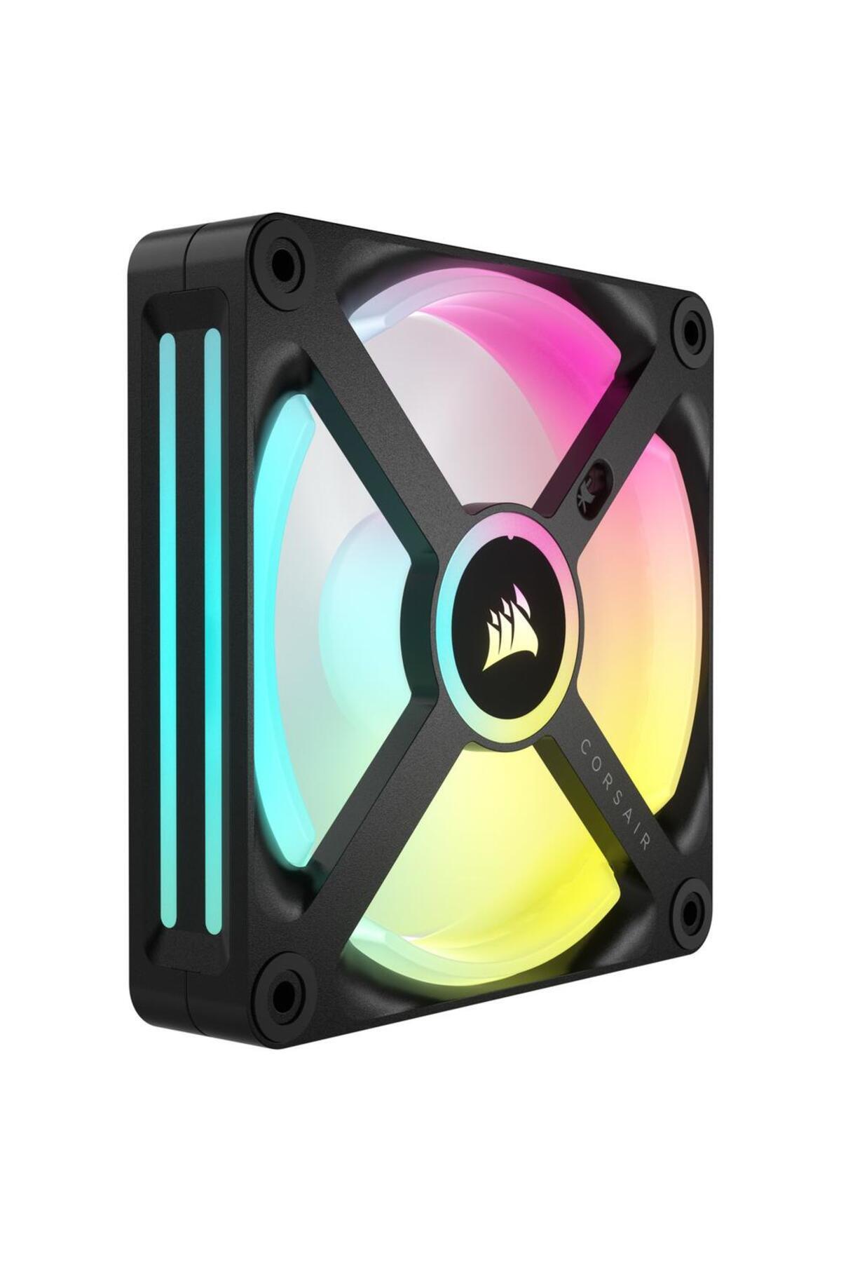 Corsair-Ventilator Corsair iCUE LINK QX120 RGB Magnetic Dome, Starter Kit, 120 mm, Negru 4