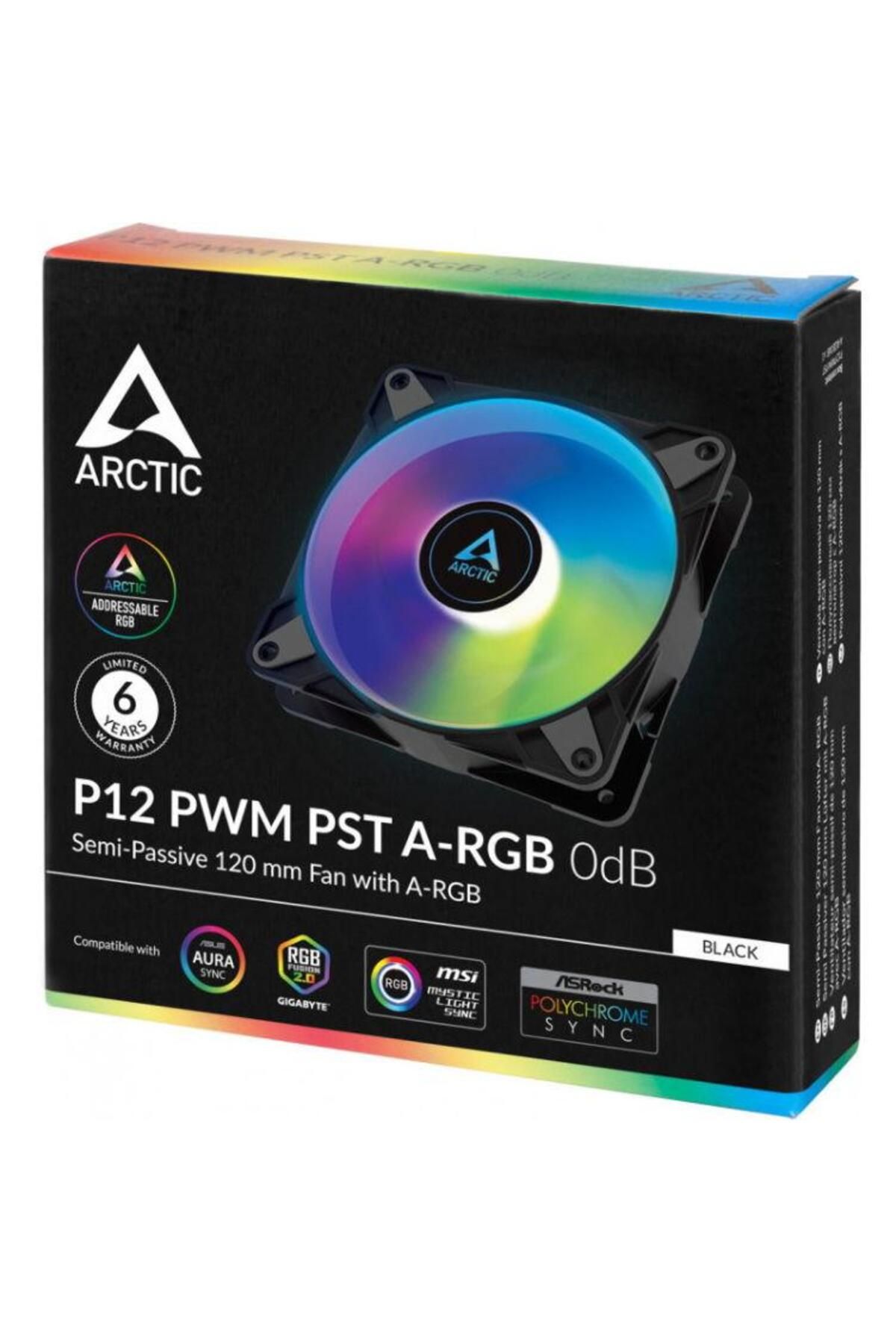 Arctic-Ventilator Arctic P12 PWM PST aRGB, 120 mm, 2000 rpm (Negru) 4