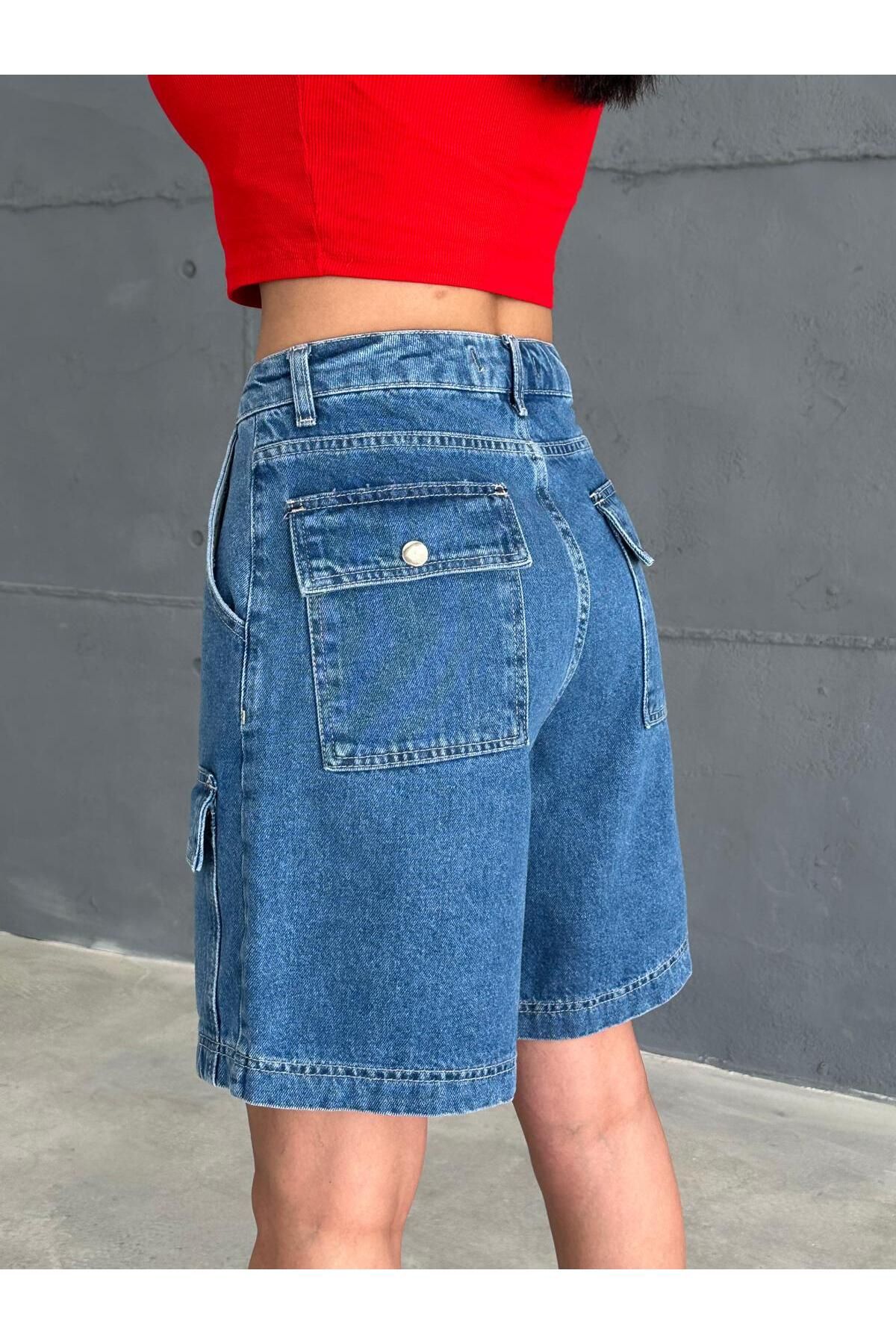 Zeo Basic-Bermuda shorts with cargo pockets 6