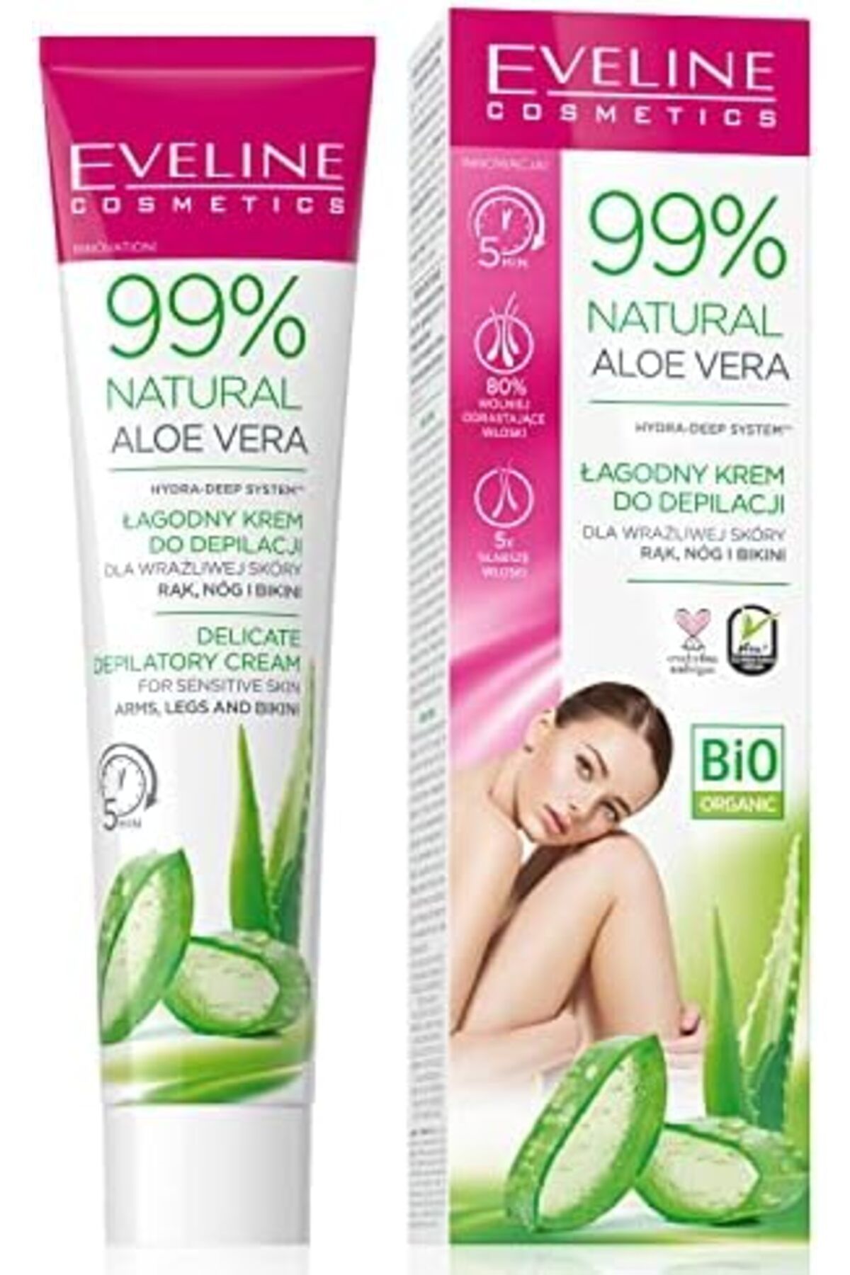 Eveline Cosmetics-Active Epil Depilatory Cream with Vitamin E | Enriched with Aloe Vera for 100% Eff 2