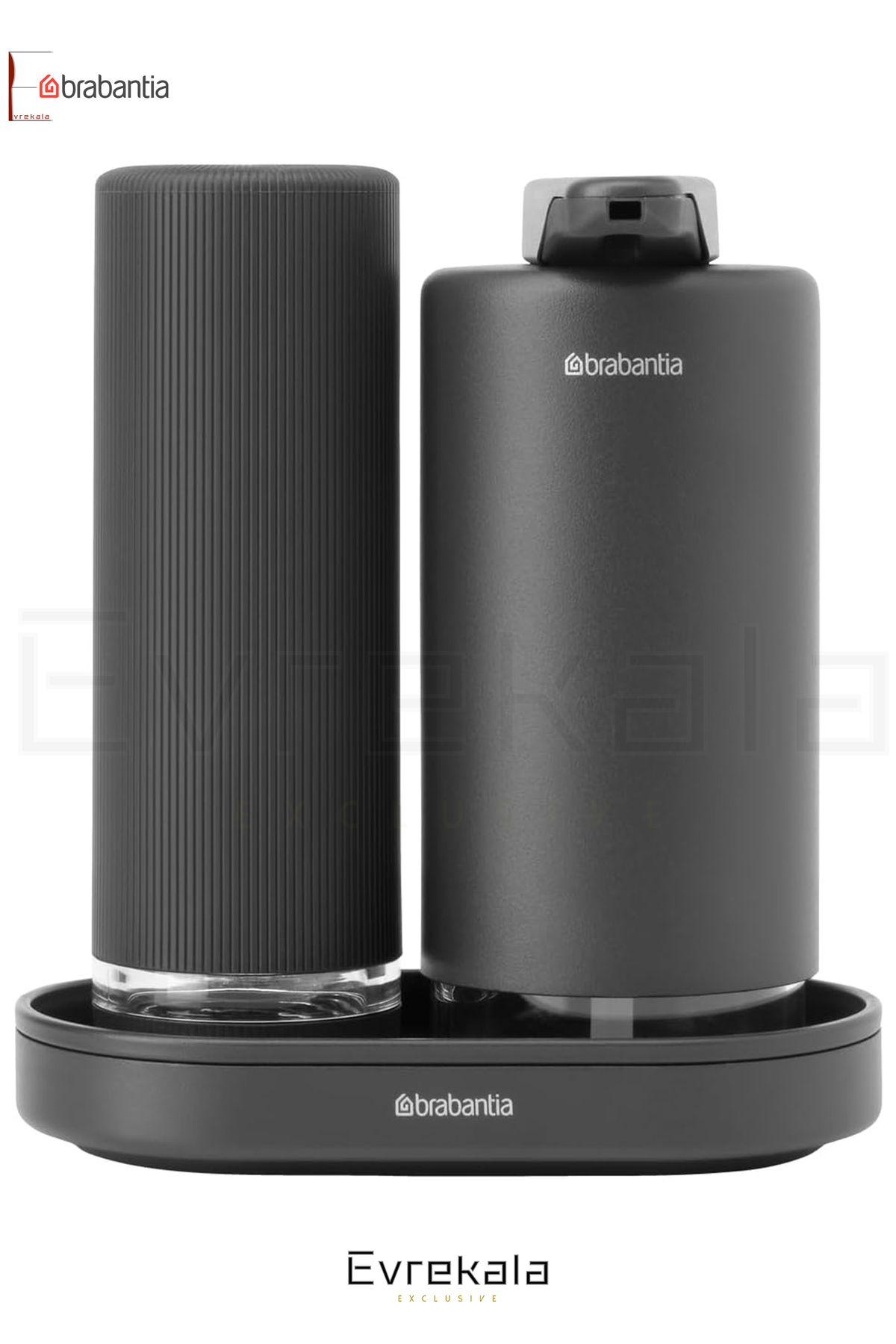 Brabantia Sabunluk Seti Brabantia Dispenser Sıvı Sabun Set -Yetkili Evrekala Shop- Yeni Banyo Seti