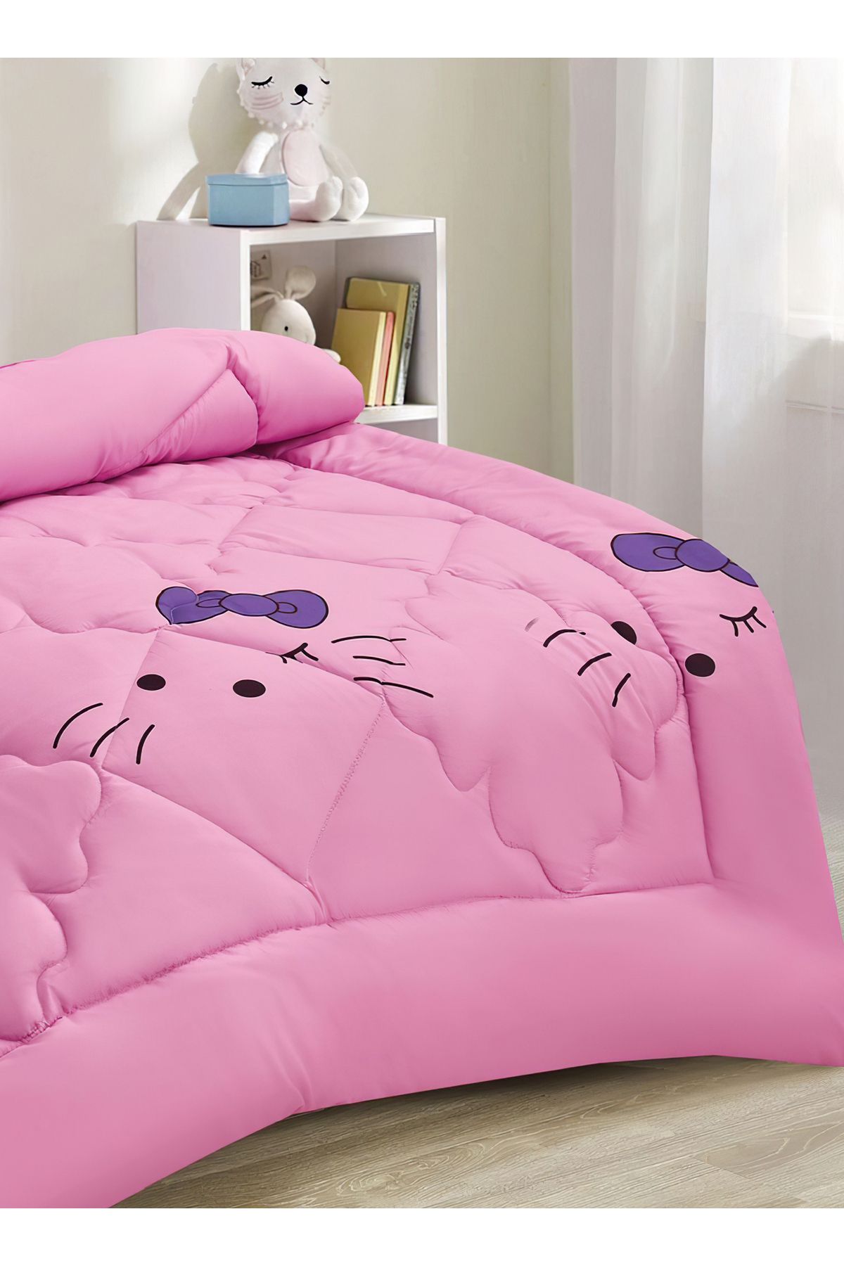 Generic-3 Piece Single Crib Bedding Set, Lightweight Comforter, Suitable for All Seasons G5 5