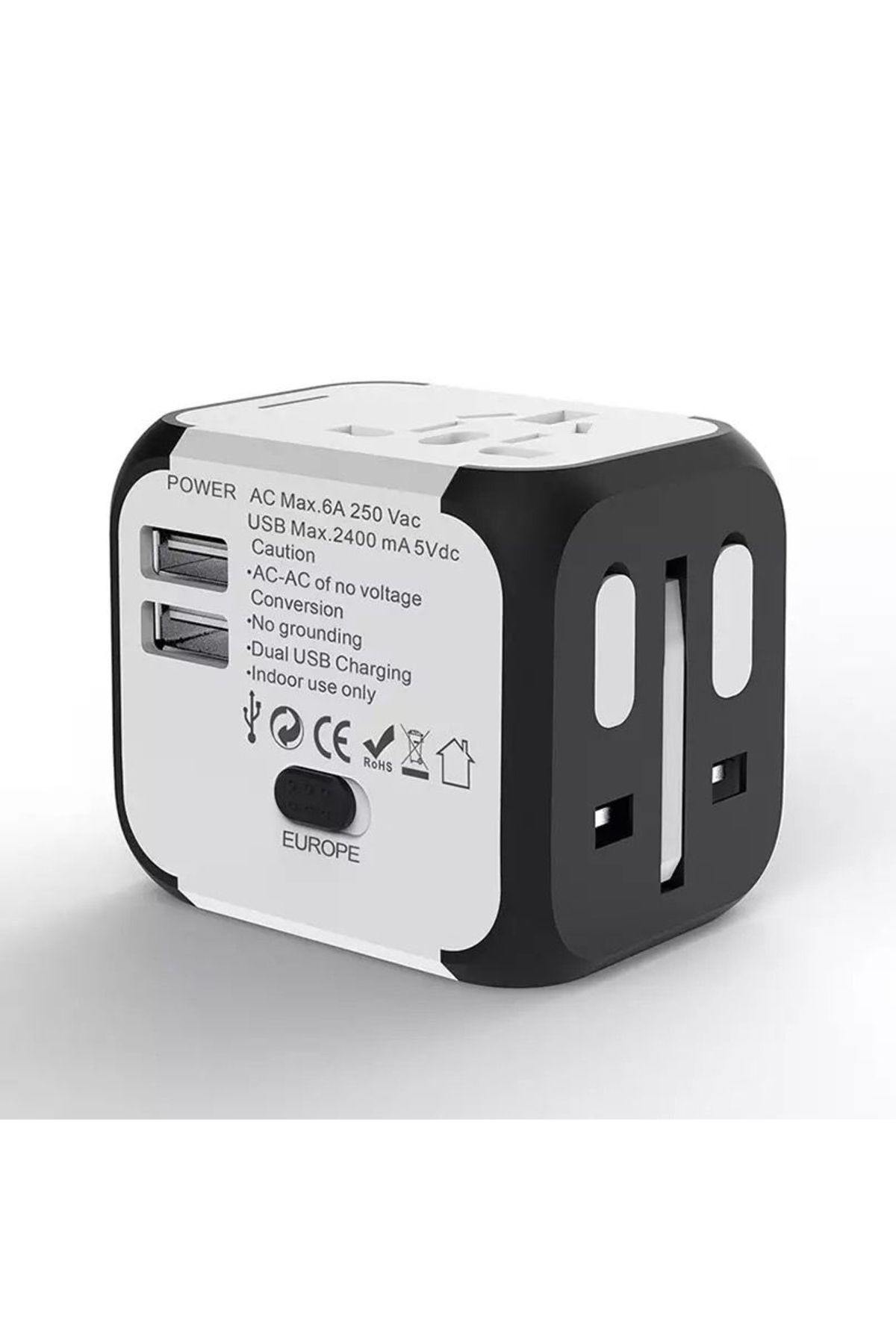 MORANO-Multi-use USB travel adapter that can be used in more than 150 countries 2