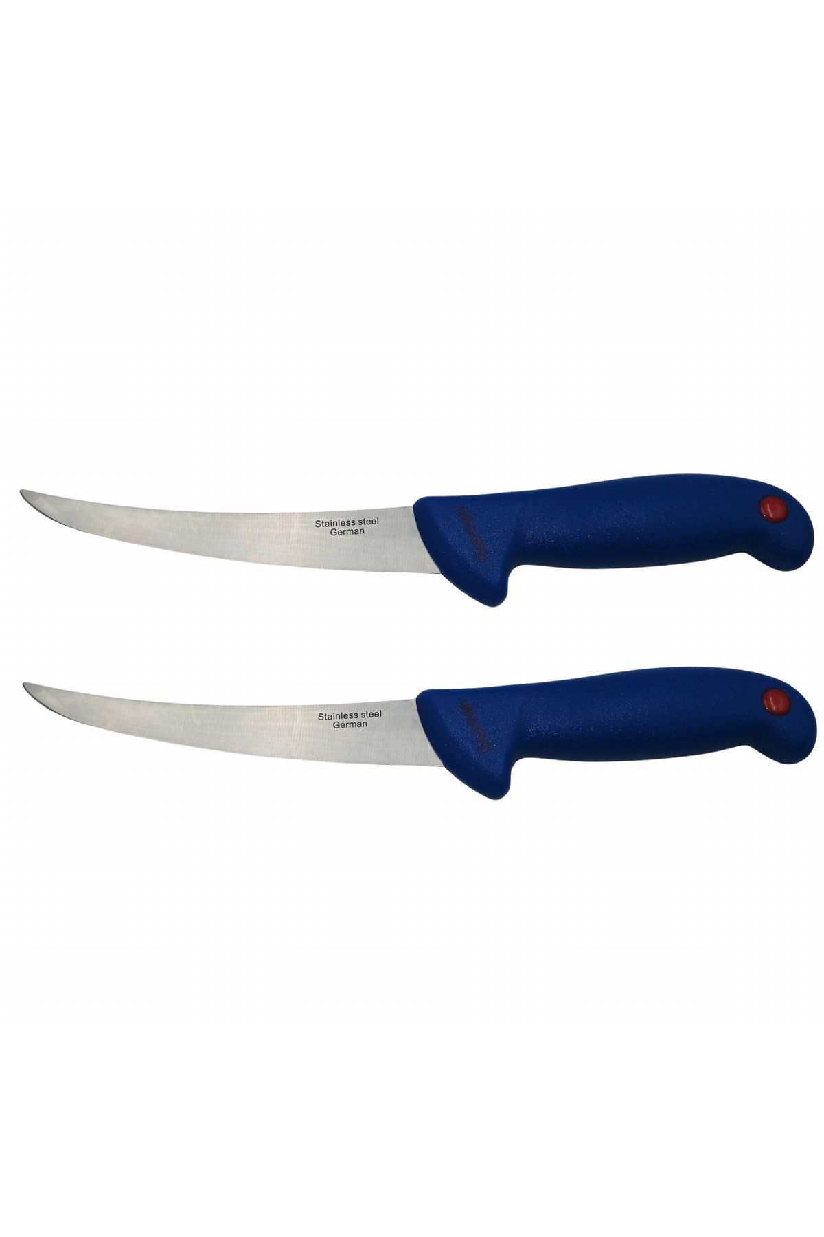 Depox Set Două Cuțite De Cioplit, Lama Bucătarului, Oțel Inoxidabil, 30 Cm, Albastru - One Size