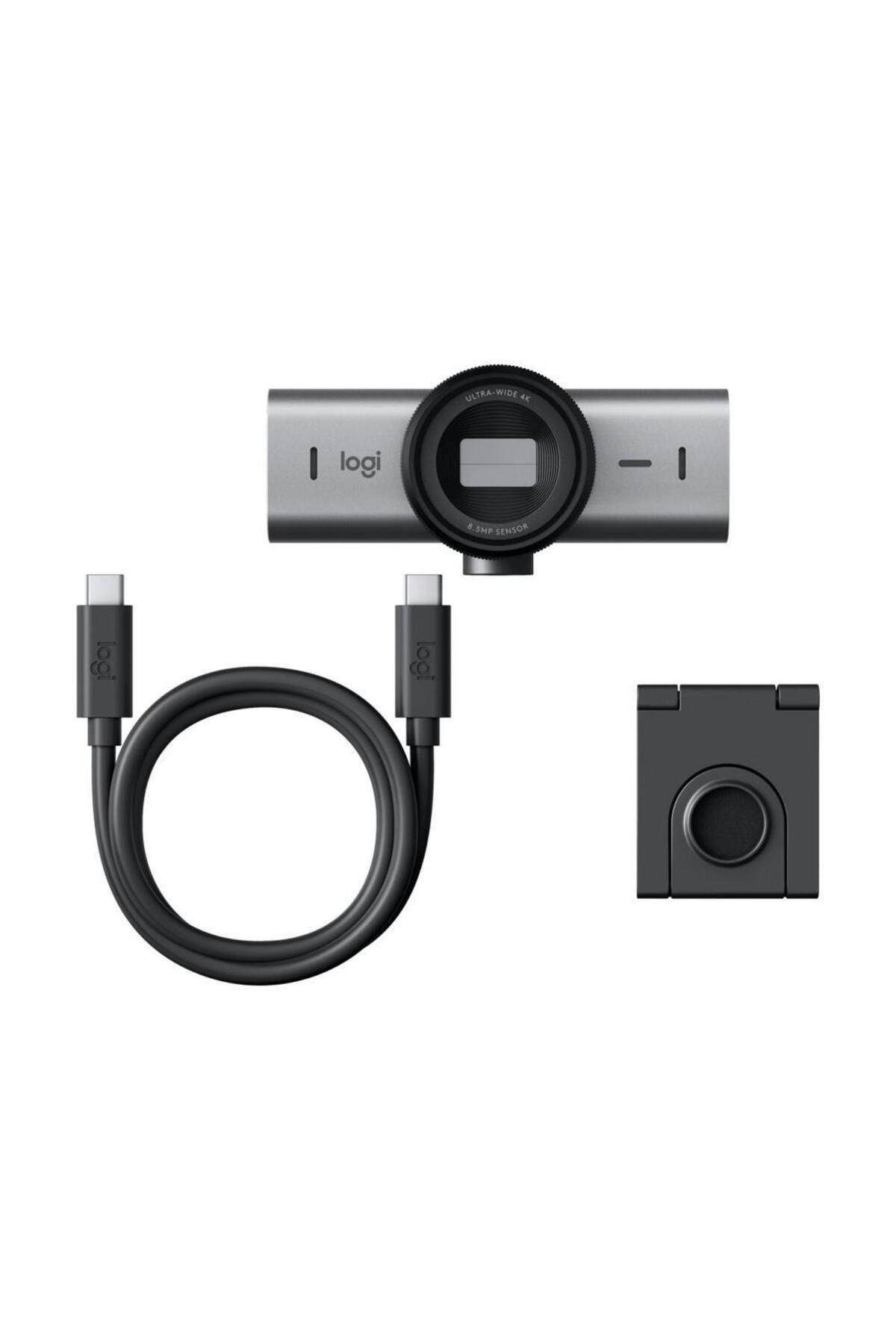 logitech-Logitech MX Brio 705 4K Webcam with AI-based Image Enhancement, Gray 6