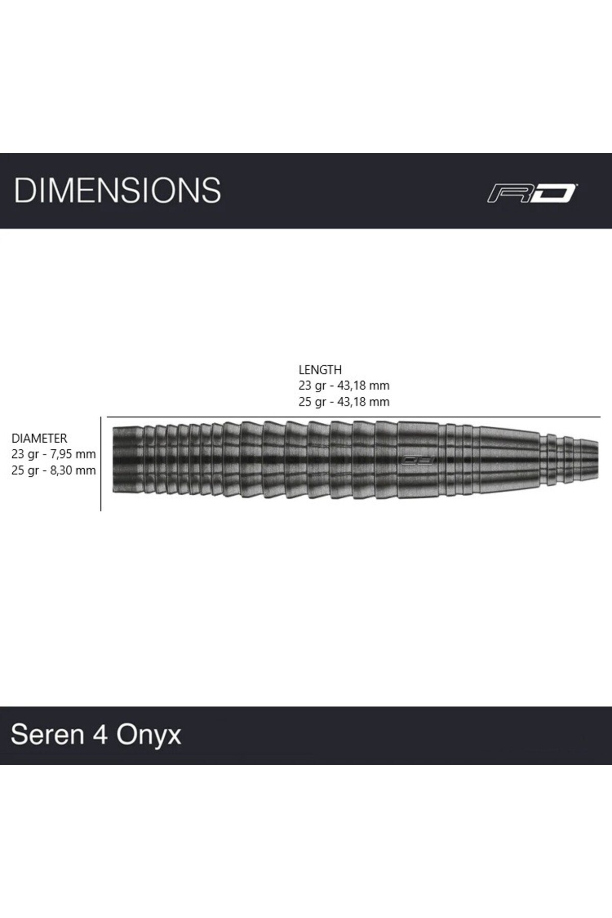 Red Dragon Seren 4 Onyx % 90 Tungsten Çelik Uçlu Dart Oku - Fiyatı
