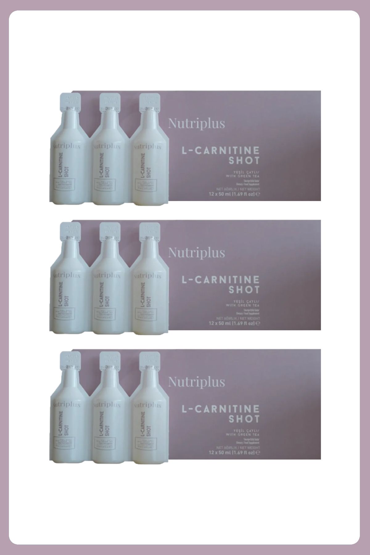 Farmasi Nutriplus L-Carnitine Shot 12 li Flakon - 3 Adet