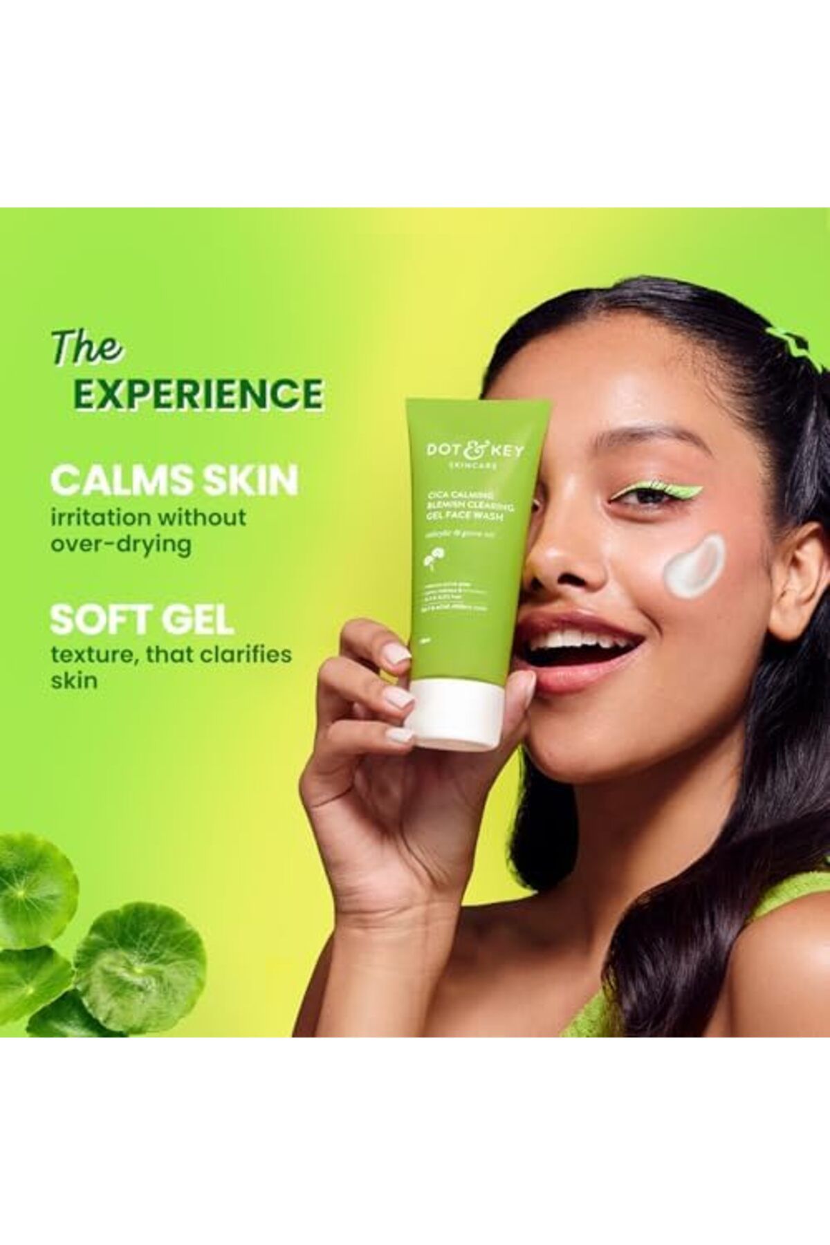 Dot KEY-Dot & Key Cica 2% Salicylic Acid Face Wash for Oily, Acne Prone Skin, With Green Tea | Acne Clearing 4