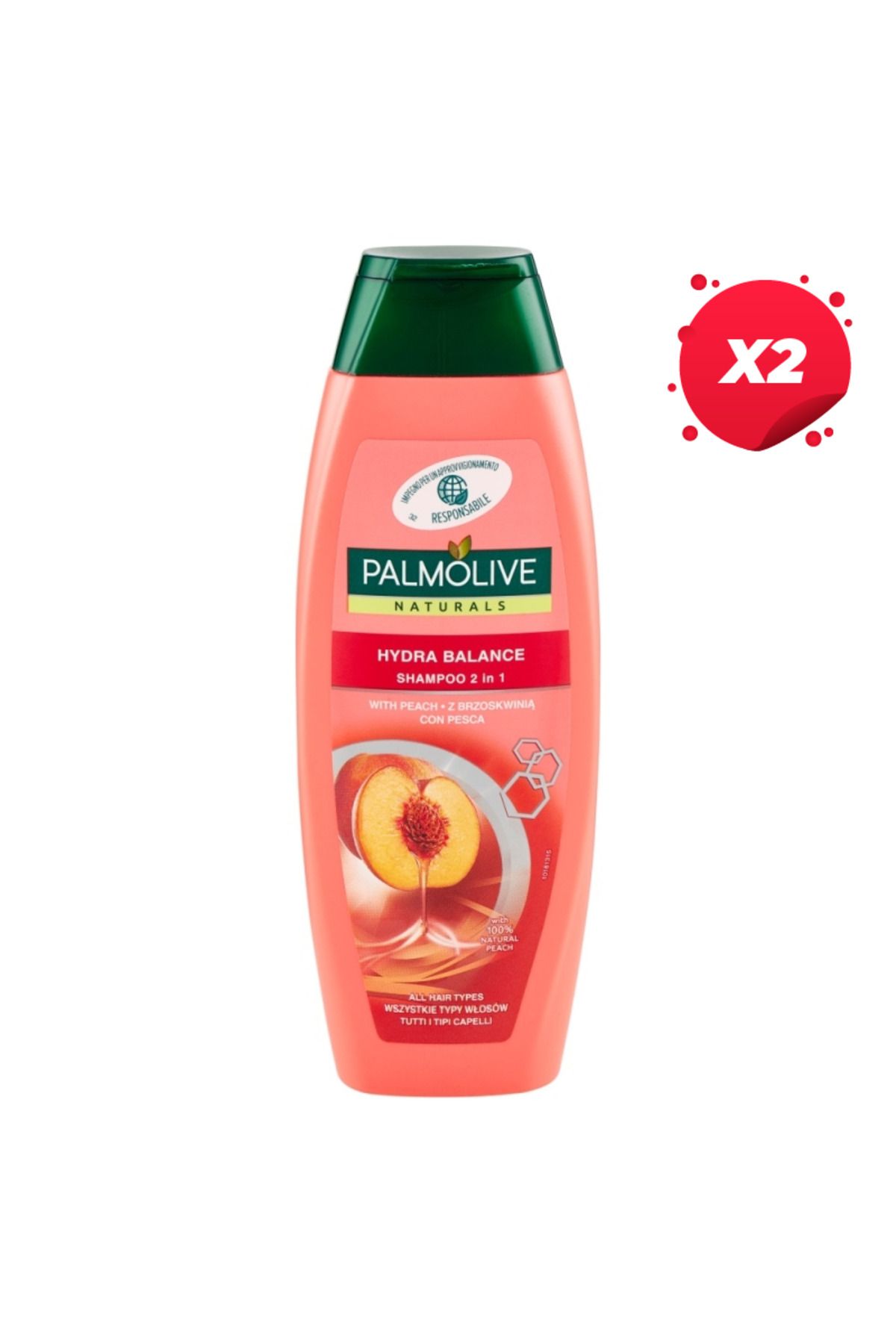 Palmolive X2 - Sampon De Palmolive 350ml Hydra Balance 2in1 Unisex - One Size