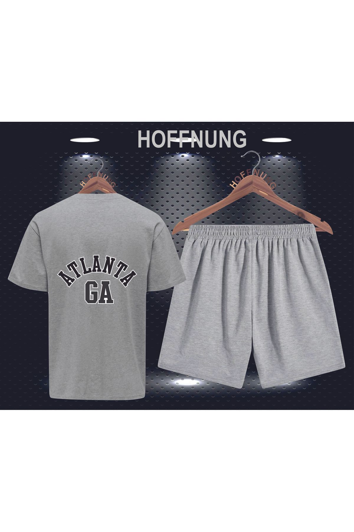 HOFFNUNG Full Shorts Atlanta Ga Unisex Alt Üst Takımı