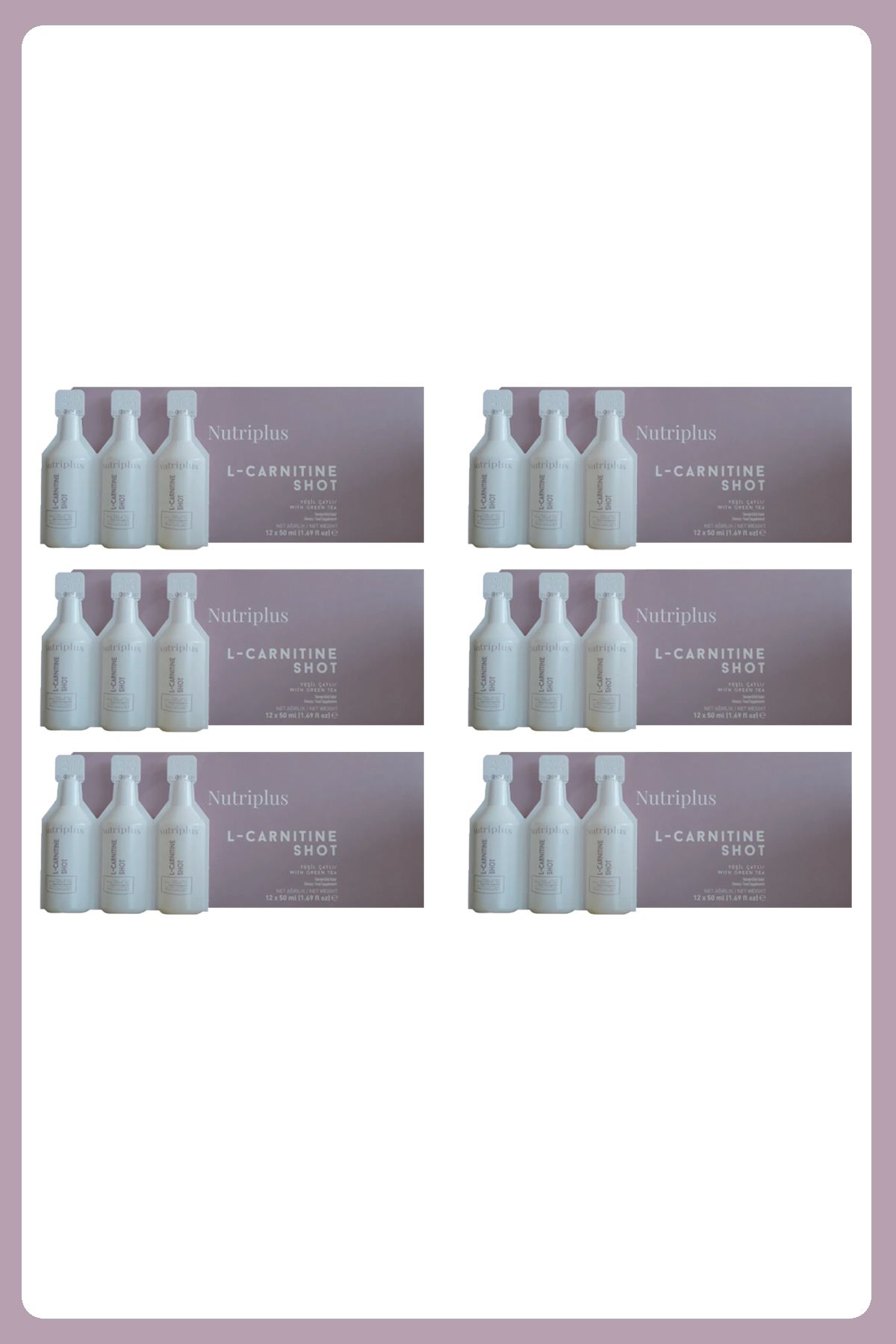 Farmasi Nutriplus L-Carnitine Shot 12 li Flakon - 6 Adet