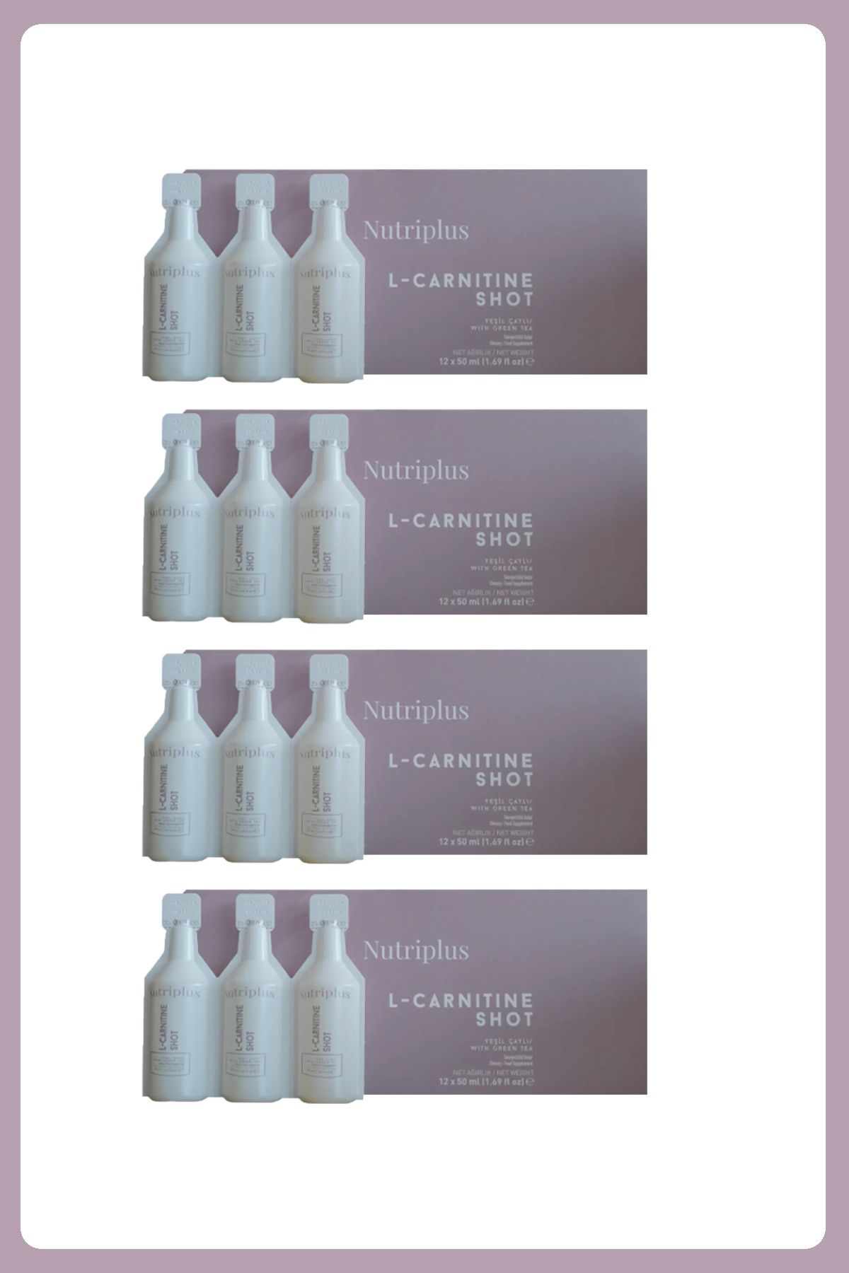 Farmasi Nutriplus L-Carnitine Shot 12 li Flakon - 4 Adet