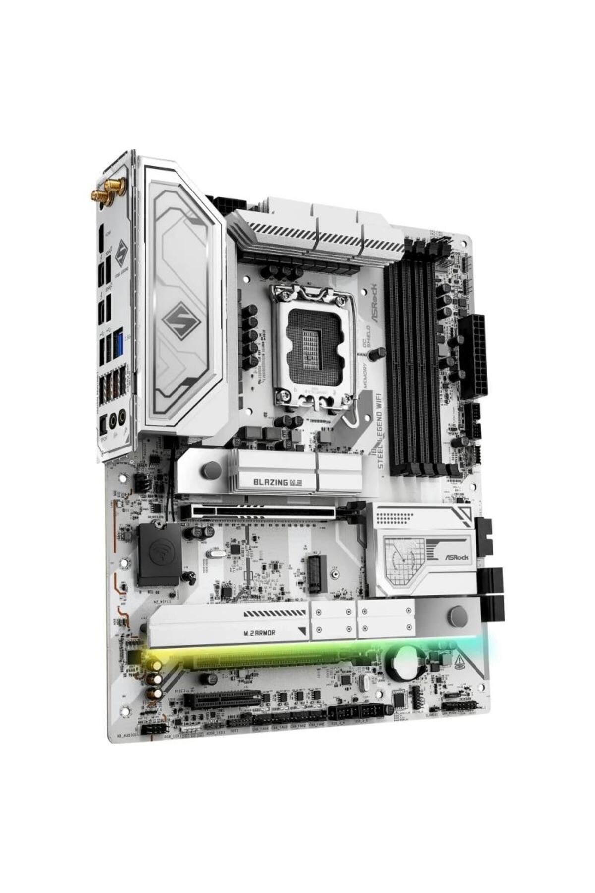 ASROCK-ASRock Z890 STEEL LEGEND WIFI motherboard, DDR5, ATX, LGA 1851, Intel Z890 3