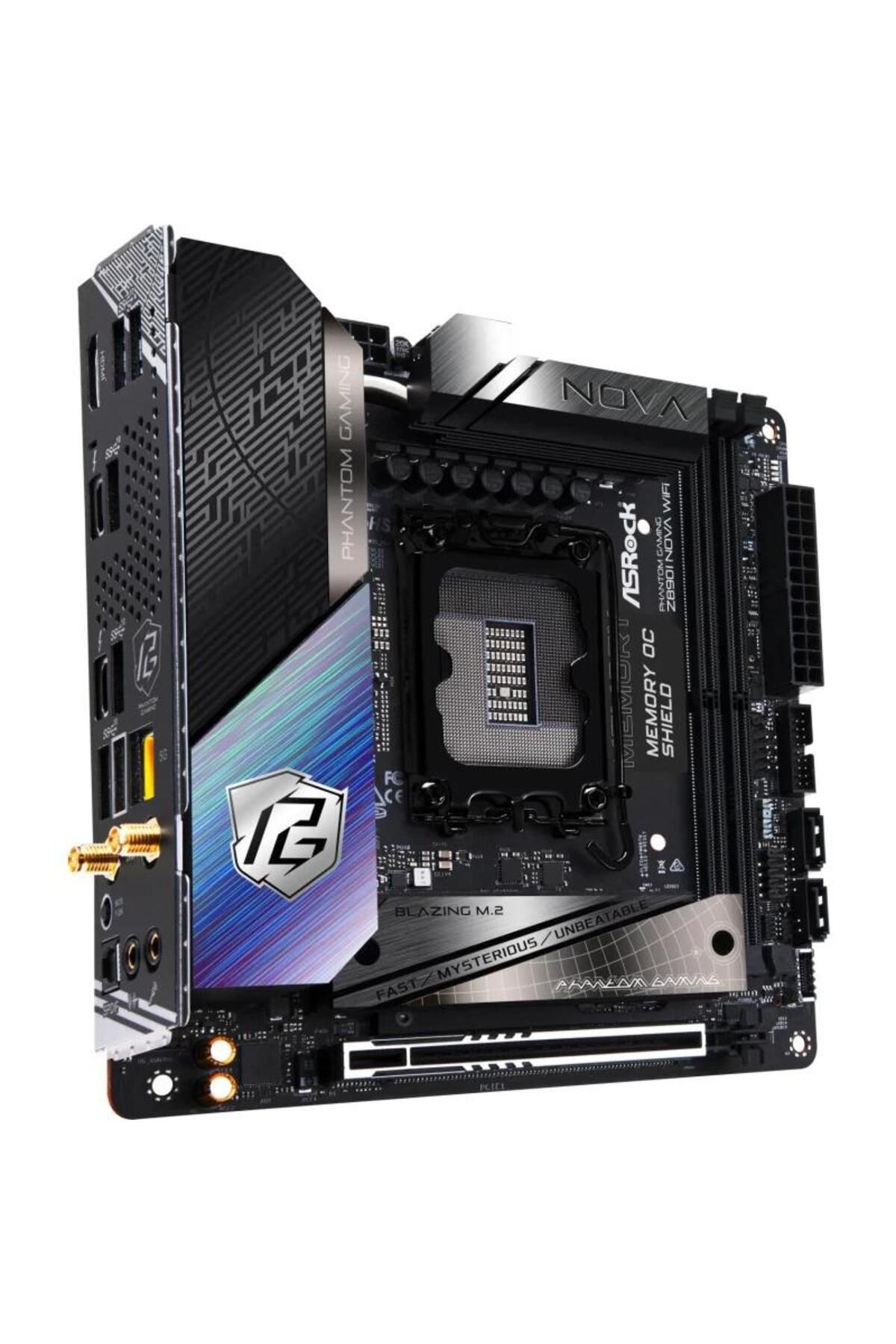 ASROCK-Placa de baza ASRock PHANTOM GAMING Z890I NOVA WIFI, DDR5, mITX, LGA 1851, Intel Z890 3