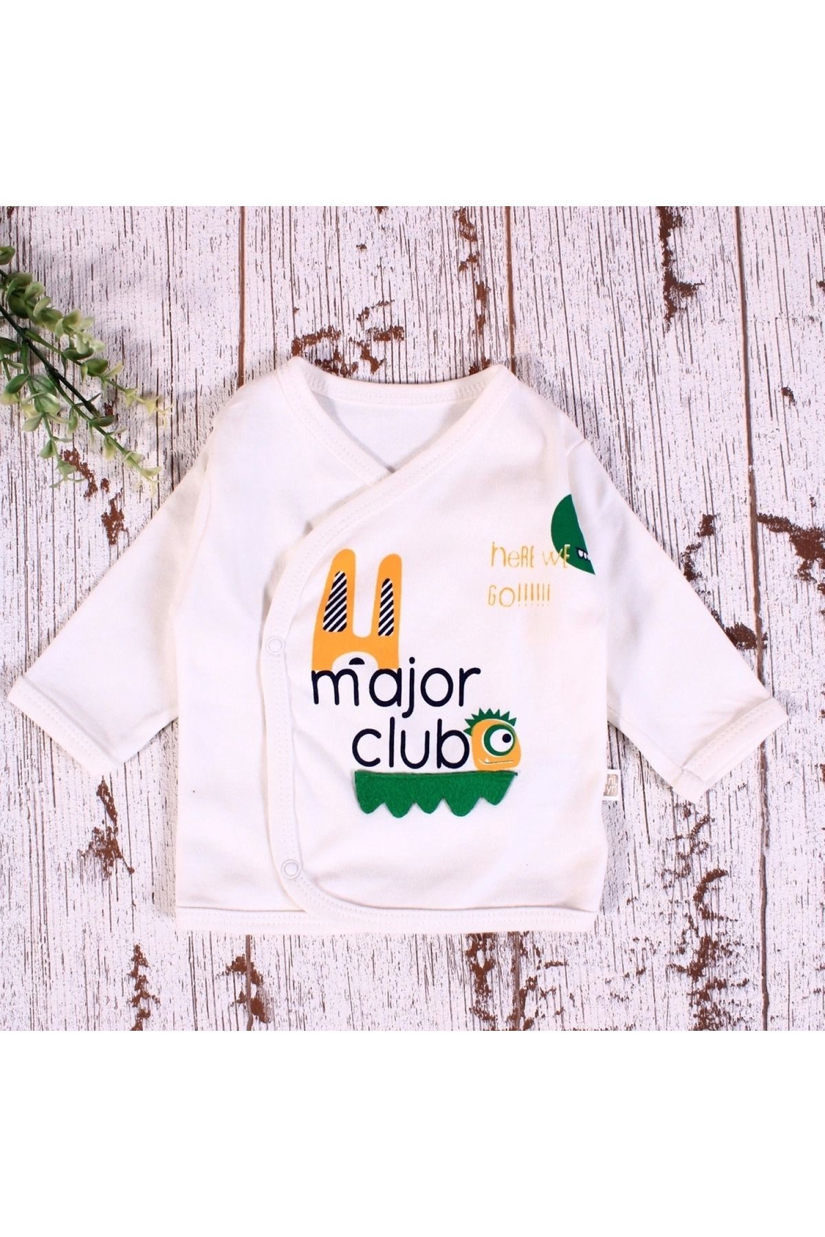 BYB MODA TASARIM Yeni Doğan Magic Fularlı 5'li Erkek Bebek Hastane Çıkışı Sarı