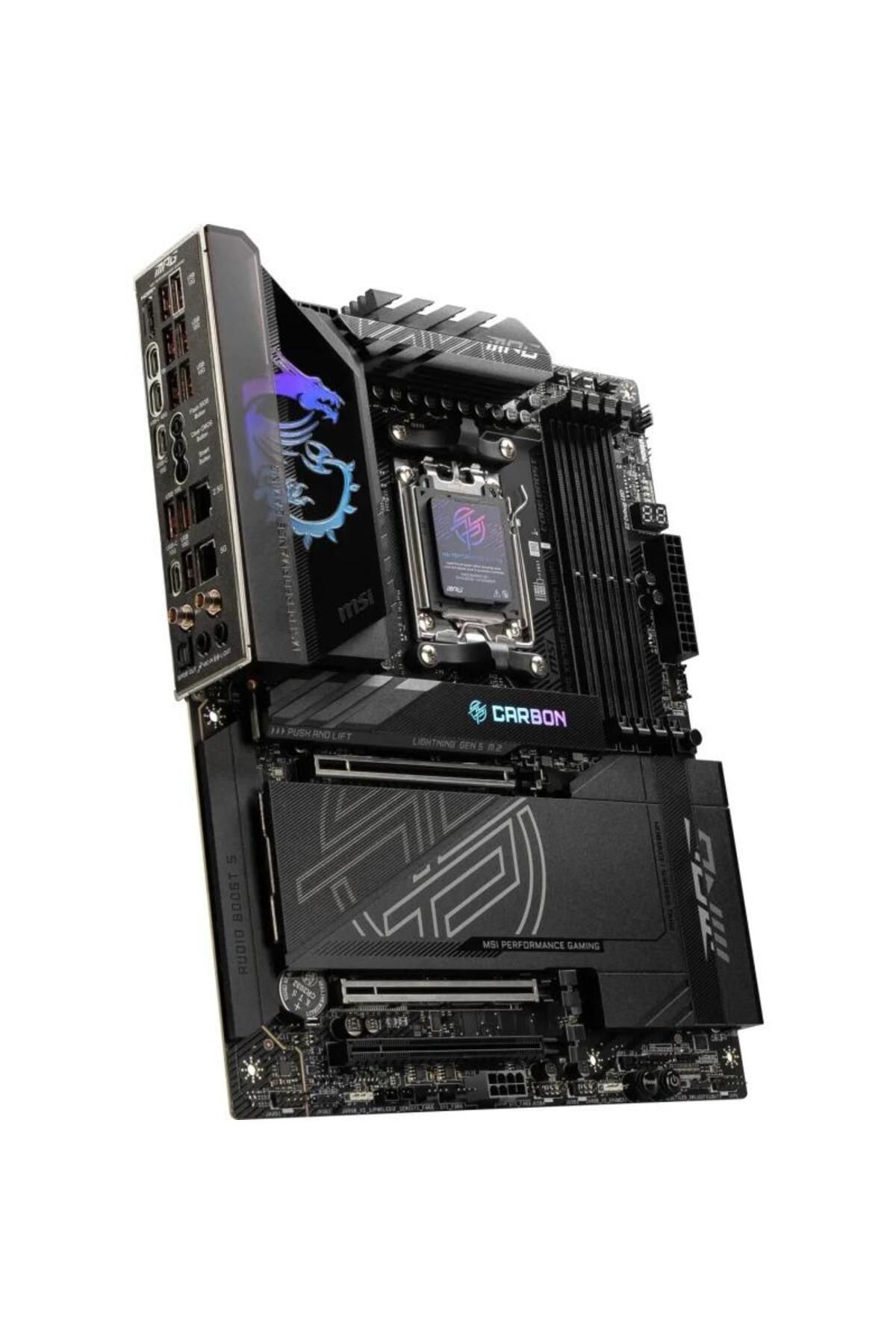 MSI-Placa de baza MSI MPG X870E CARBON WIFI, AMD X870E, AM5, ATX, DDR5 3