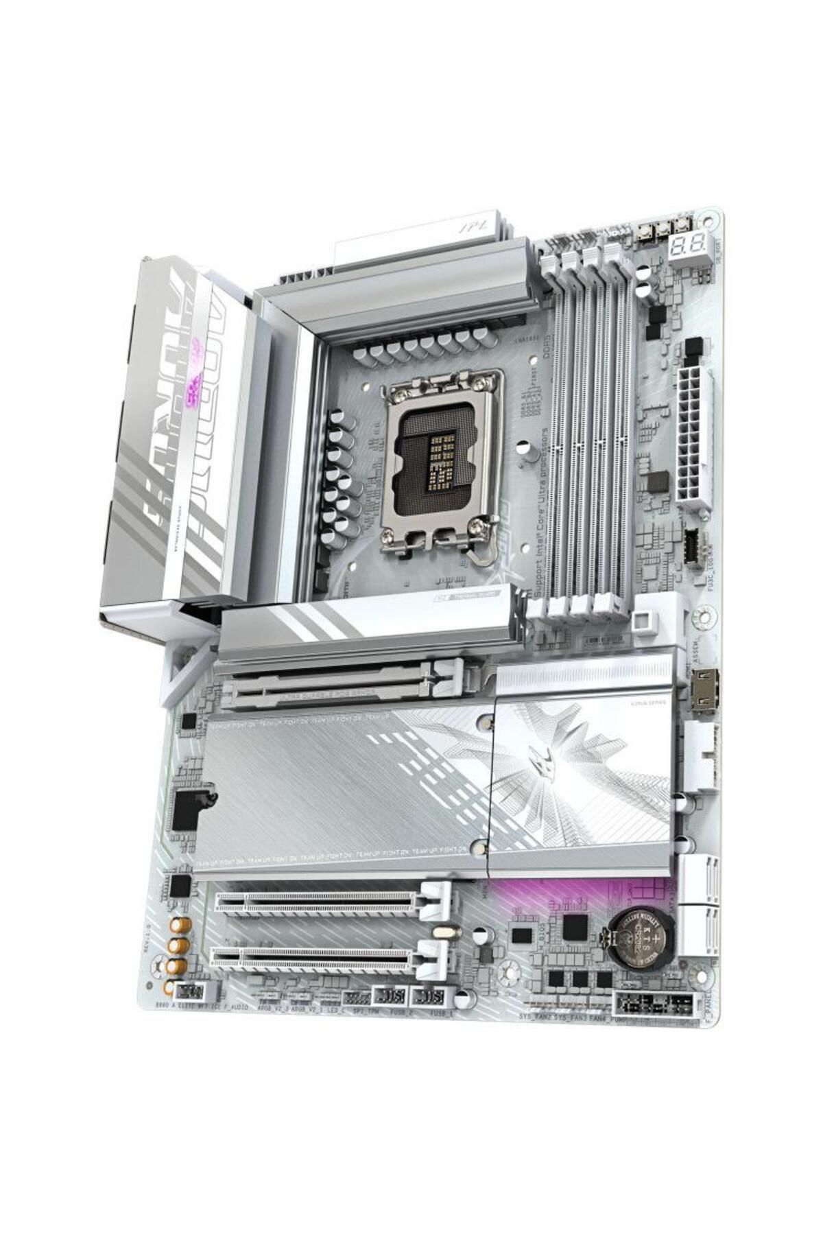 Gigabyte-Placa de baza GIGABYTE B860 AORUS ELITE WIFI7 ICE, Intel B860, LGA 1851, DDR5, ATX 4
