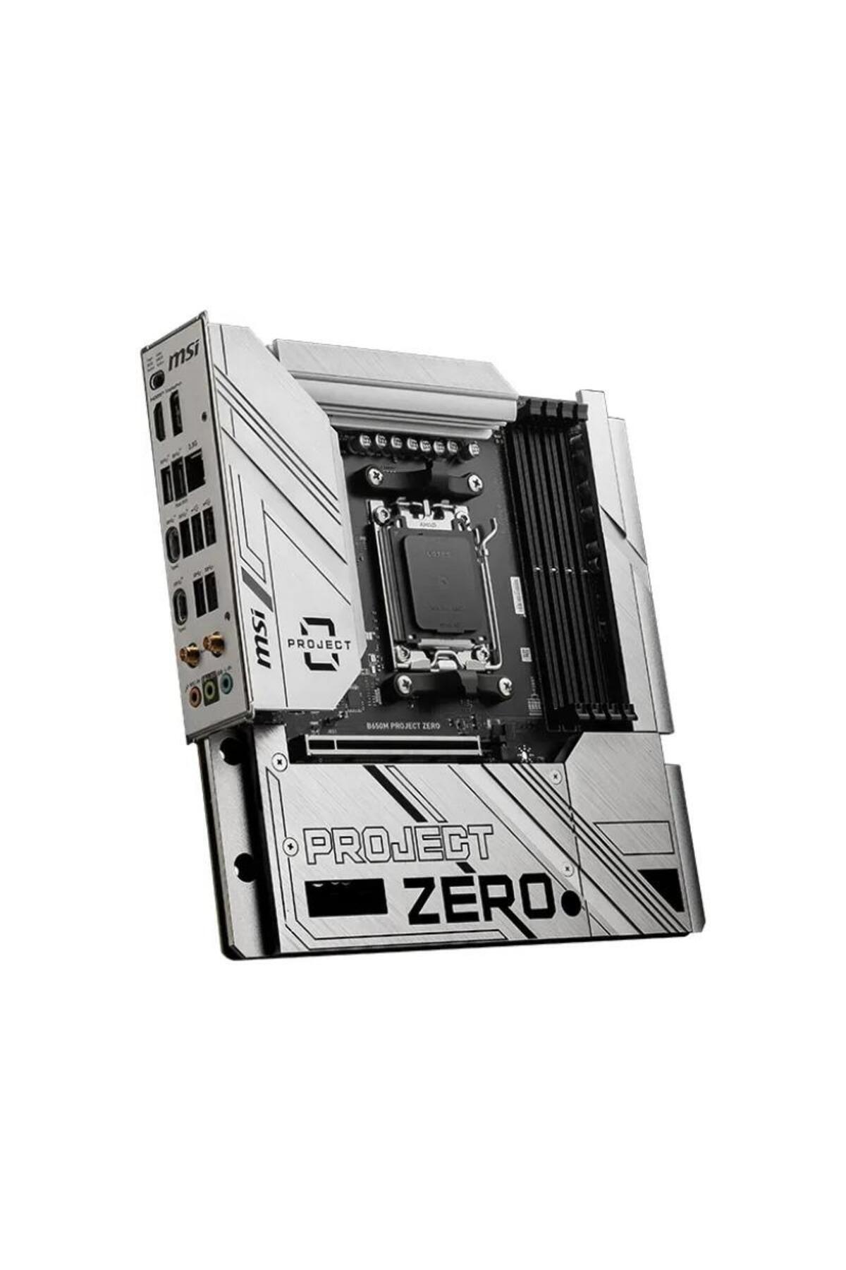 MSI-Placa de baza MSI B650M PROJECT ZERO, AM5, AMD B650, mATX 3