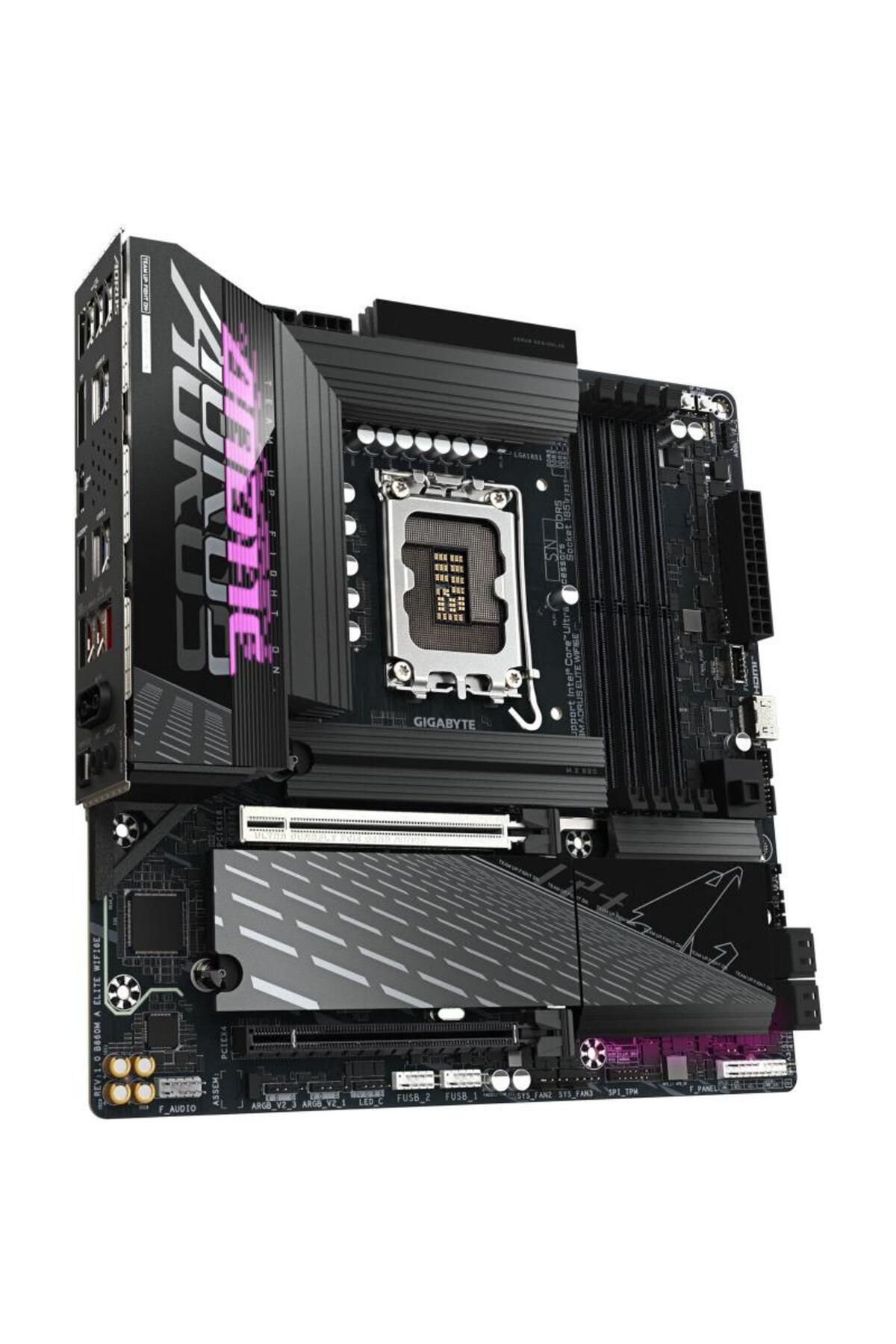 Gigabyte-Motherboard GIGABYTE B860M AORUS ELITE WIFI6E, Intel B860, LGA 1851, DDR5, mATX 3
